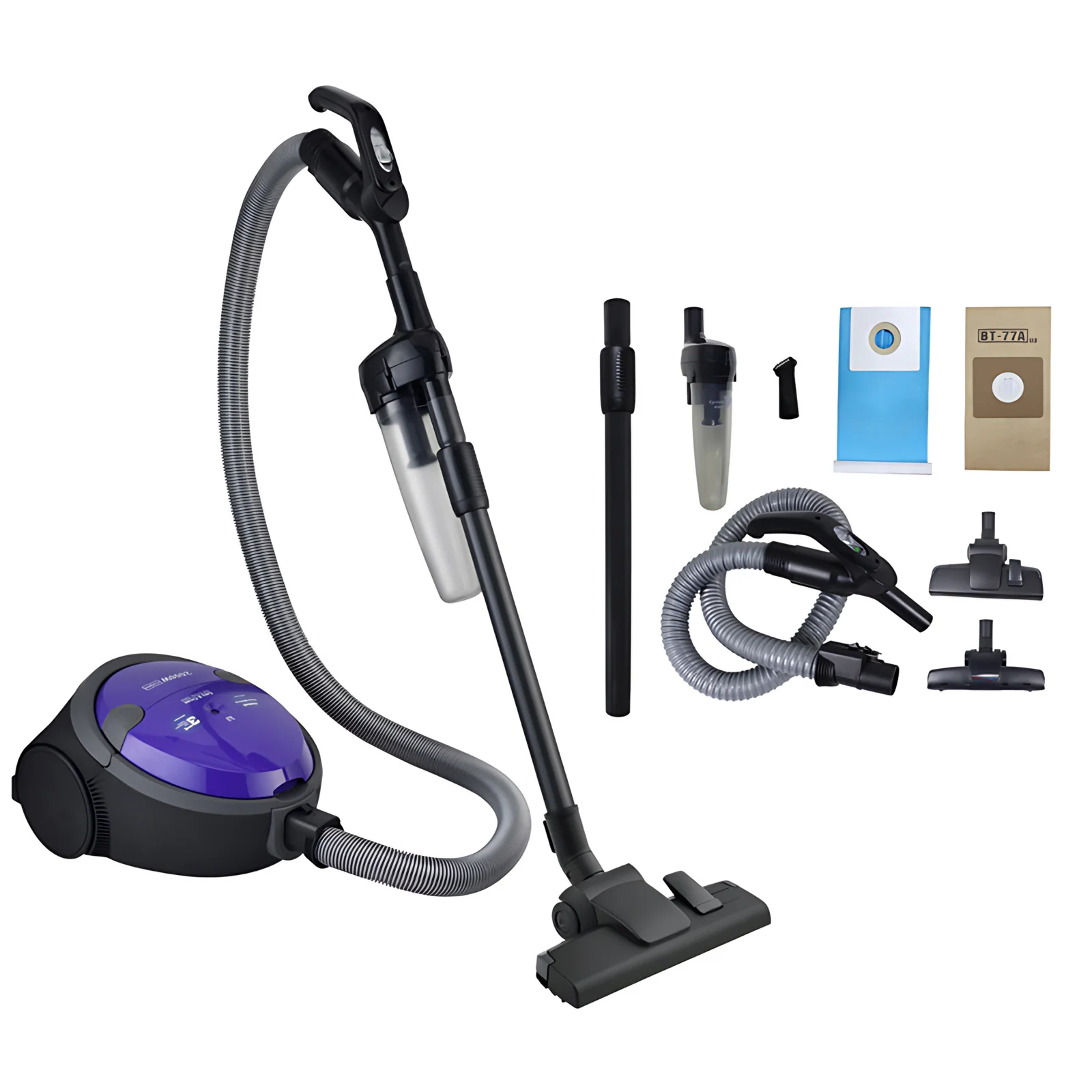 Factory 2000w Aspirateur Bagged Carpet Wired Bagged Powerful Cyclone Canister Vacuum Cleaner Handle With Speed Control for Home