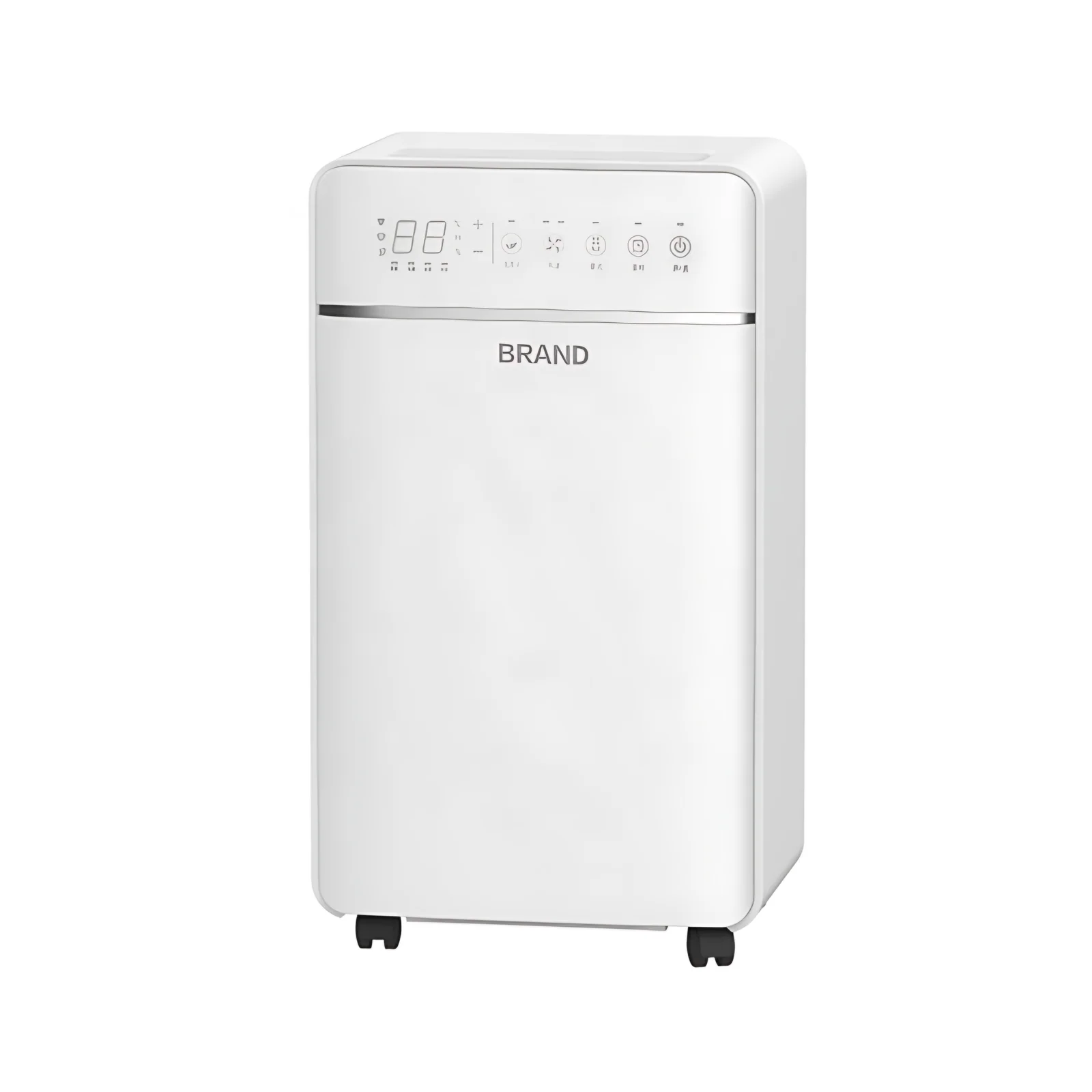 Home Air Smart Compressor Dehumidifier with 12L/D Capacity Portable Mini Electronic Control Automatic Defrost Mode LED Display