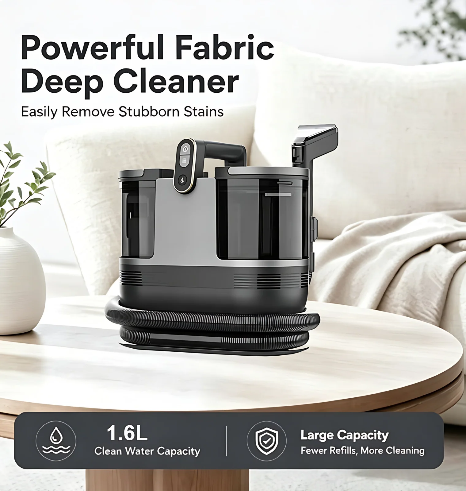 Portable Powerful Wet and Dry Vacuum Household Fabric Washing Upholstery Spill Spot Cleaner Deep Carpet Cleaner Vacuum Cleaner
