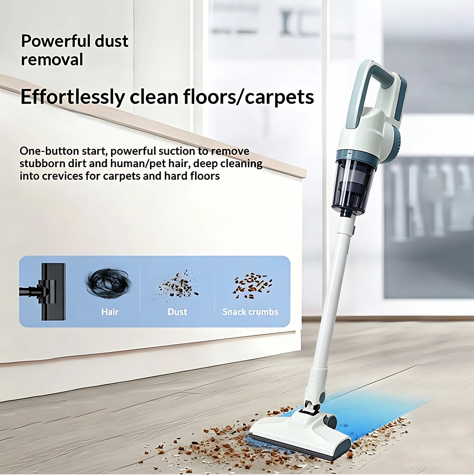 Top Seller Home Electric Floor Cyclone Rechargeable Battery Stick Upright Wireless Cordless Handheld Stick Vacuum Cleaner