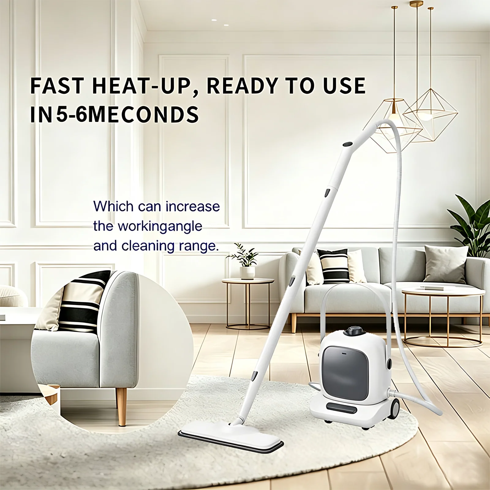 Multi-function High Temperature Sterilization Disinfection Custom Handheld Steam Cleaner Portable Pressurized Steamer
