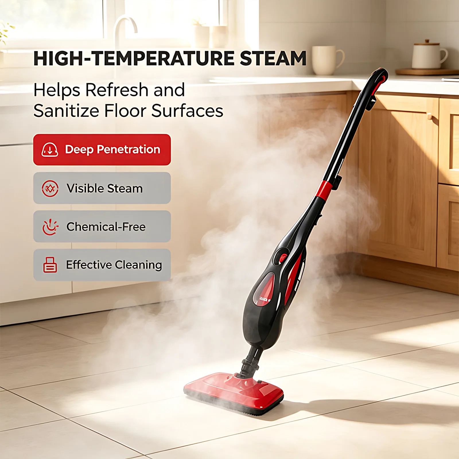 Wholesale Multifunction Handheld Corded Electric Steam Mop for Tile Hardwood Floor Home Floor High Temperature Steam Mop Cleaner