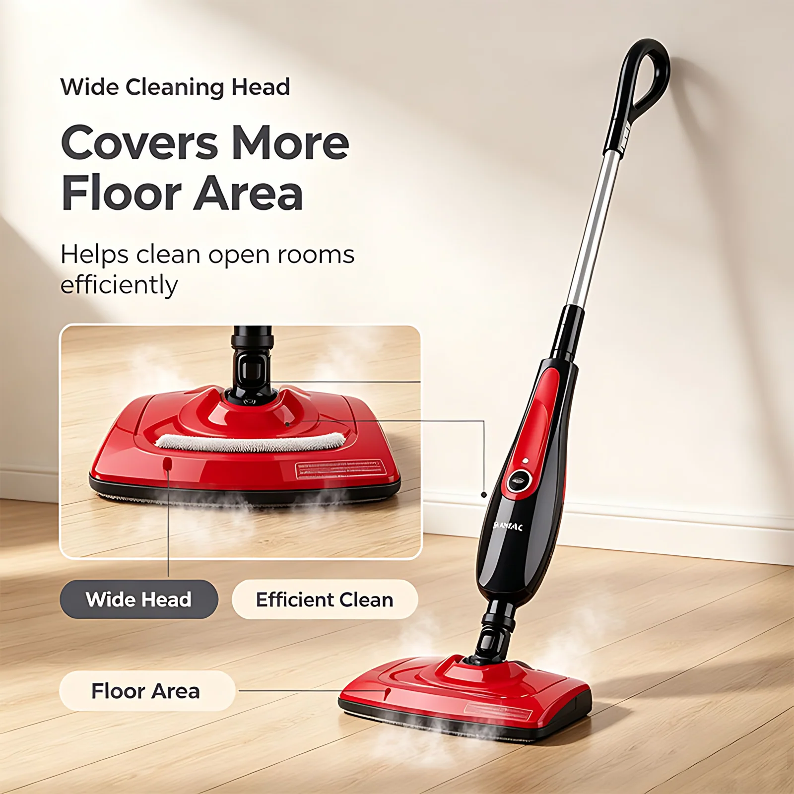 New Design Steam Mop Cleaner Multi-functional 1200W Handheld Electric Steam Cleaner for Home Office