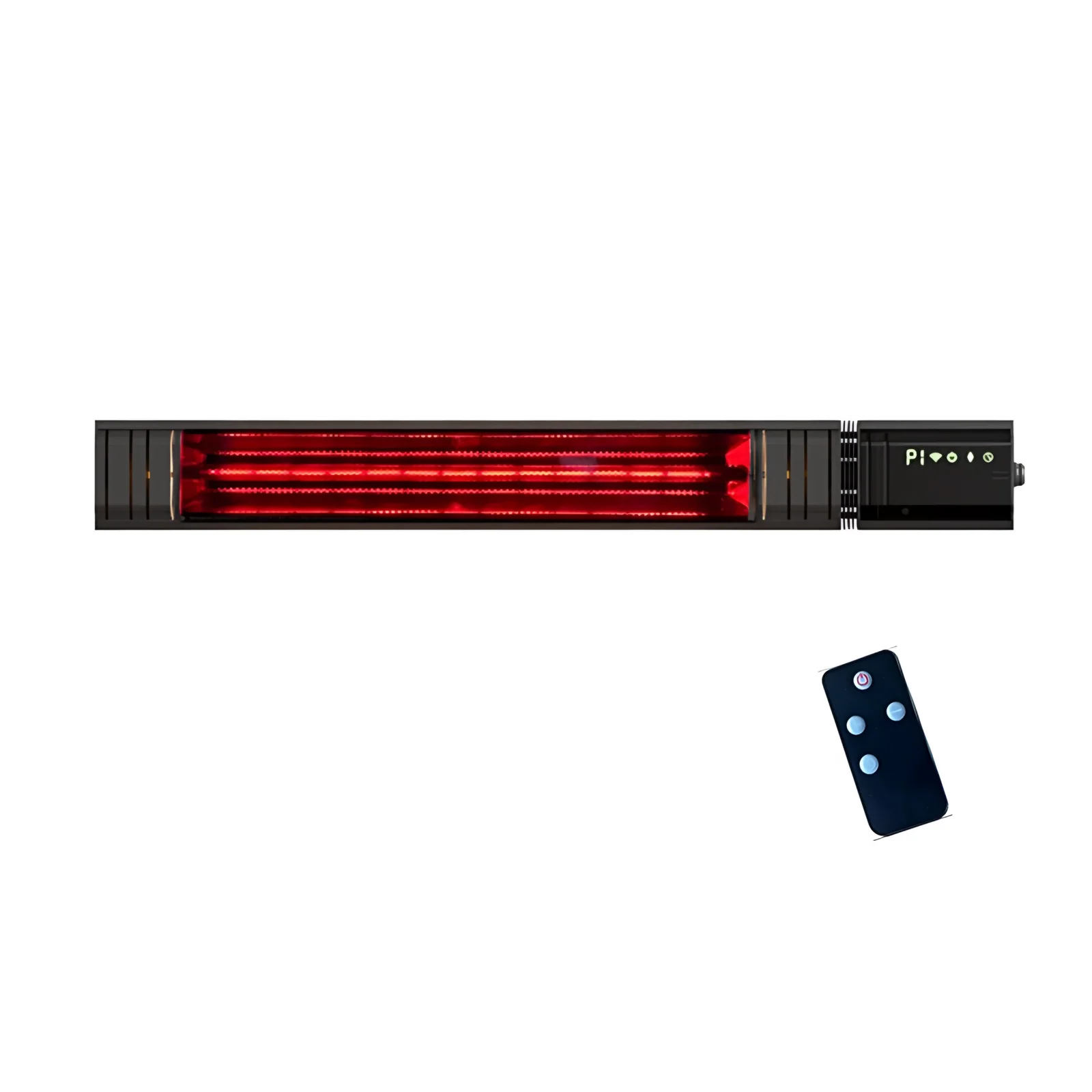 High Quality IP65 Remote Control Electric Infrared Patio Heater Carbon Fiber Wall Mount with Waterproof Metal for Outdoor Use