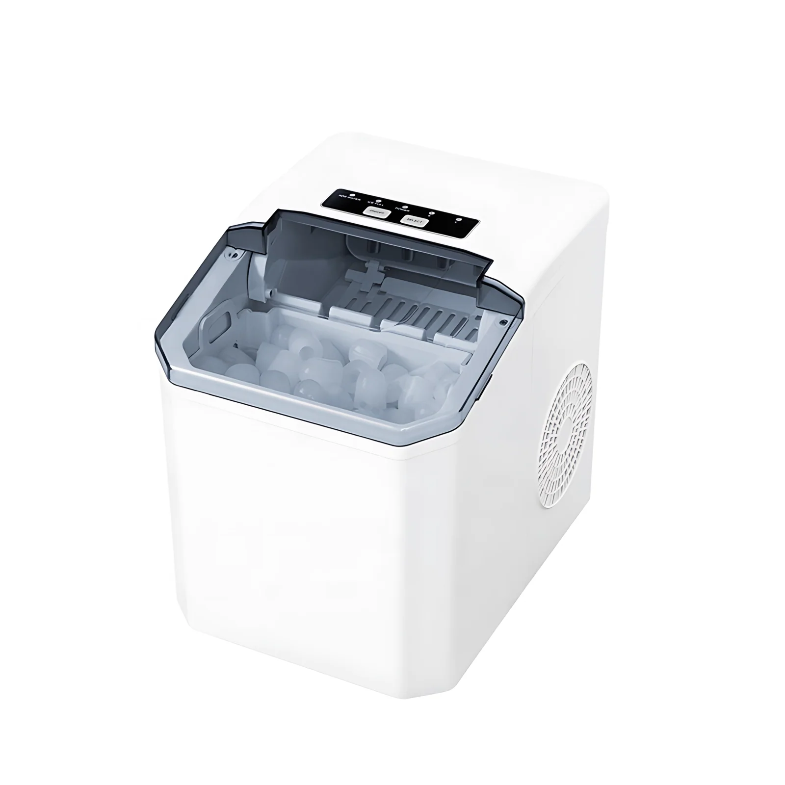 12kg/24h Bullet Ice Making Machine Portable Commercial Ice Maker Manufacturer
