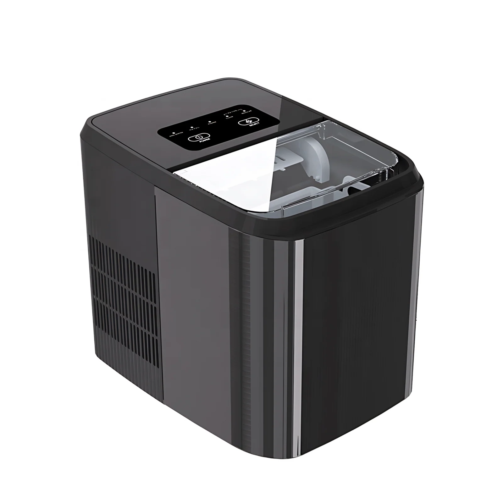 Portable Mini Bullet-Shape Home Hotel Use Ice Maker Automatic Low Energy Consumption Electric Power Source Plastic Housing