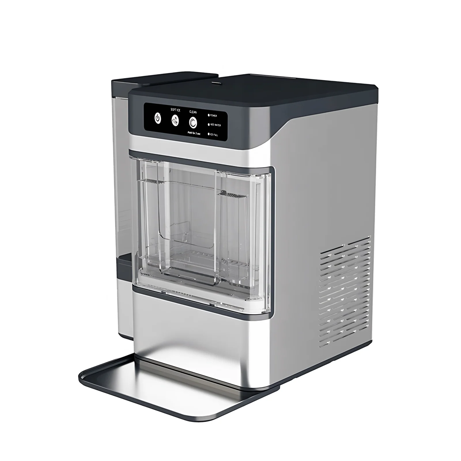 Ice Maker for Home or Office Use Self-cleaning Gold Nugget Ice Maker with 3L Side Water tank