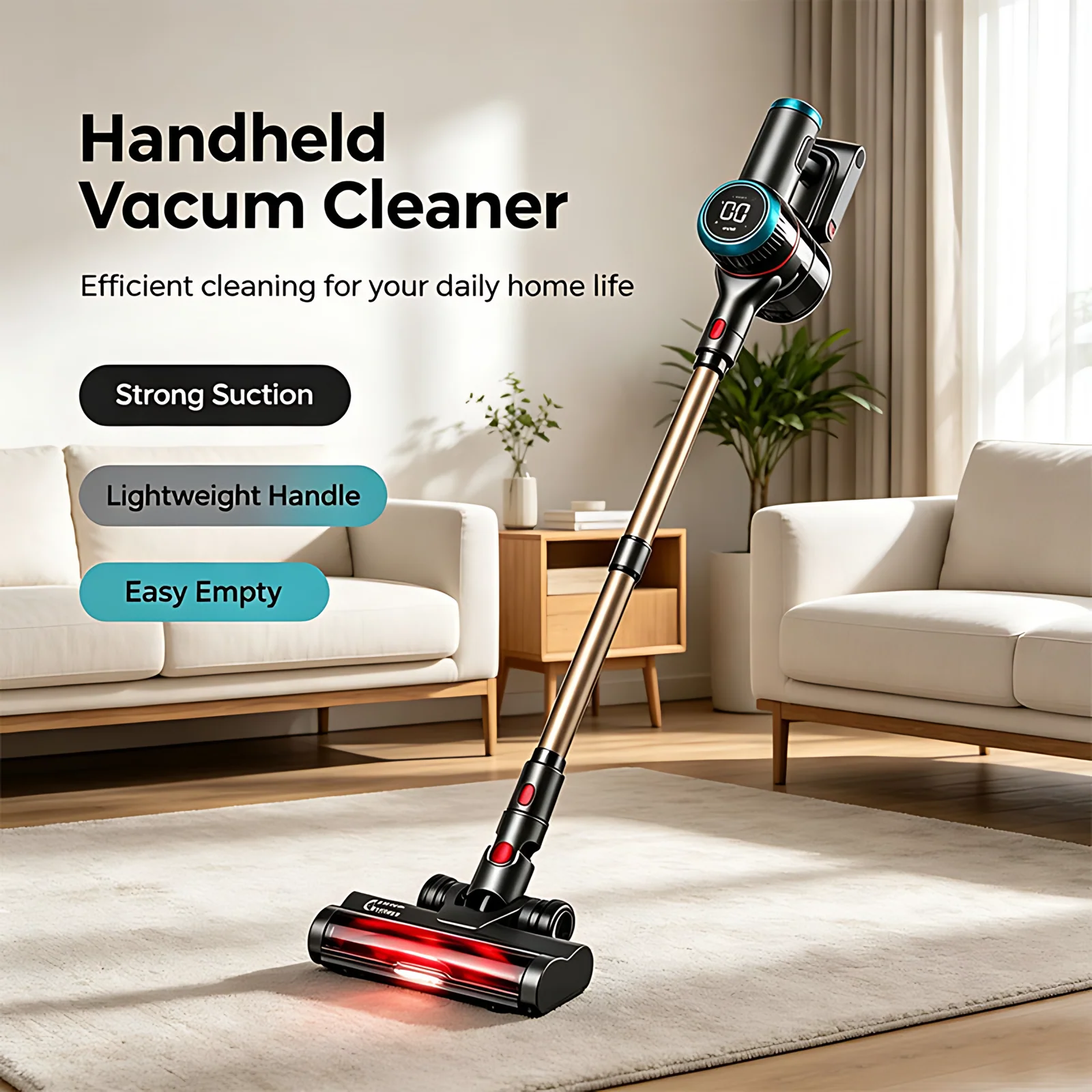 Hot Seller Household Handheld Upright Vacuum Cleaner Wireless Charging Vacuum Cleaner