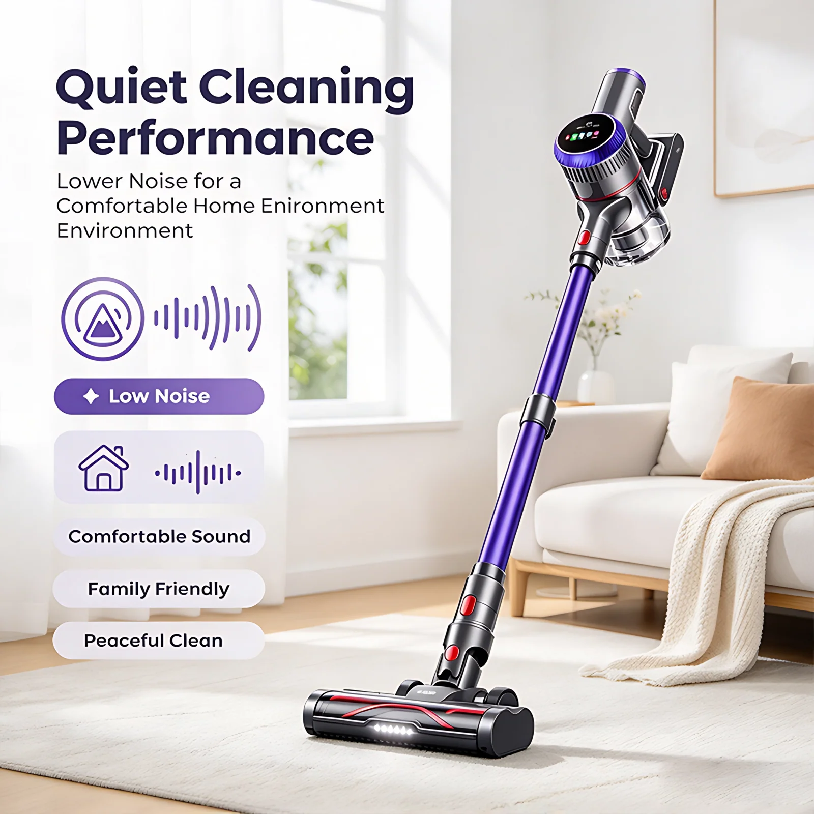 High Quality Rechargeable OEM Customization Stick Wireless Vacuum Cleaner Handheld Portable Battery Powered Vacuum Cleaner