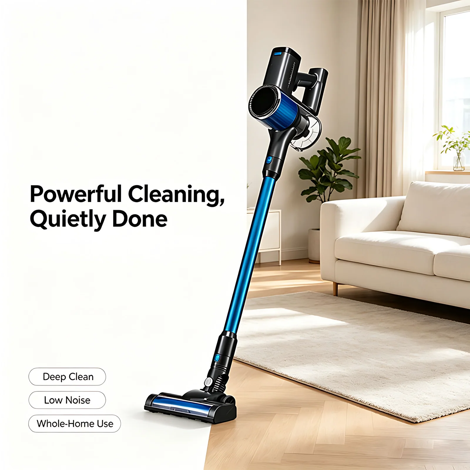 Cleaning Appliances 4 in 1 Vacuum Cleaner Cordless Super Suction Vaccum Cleaner for Home