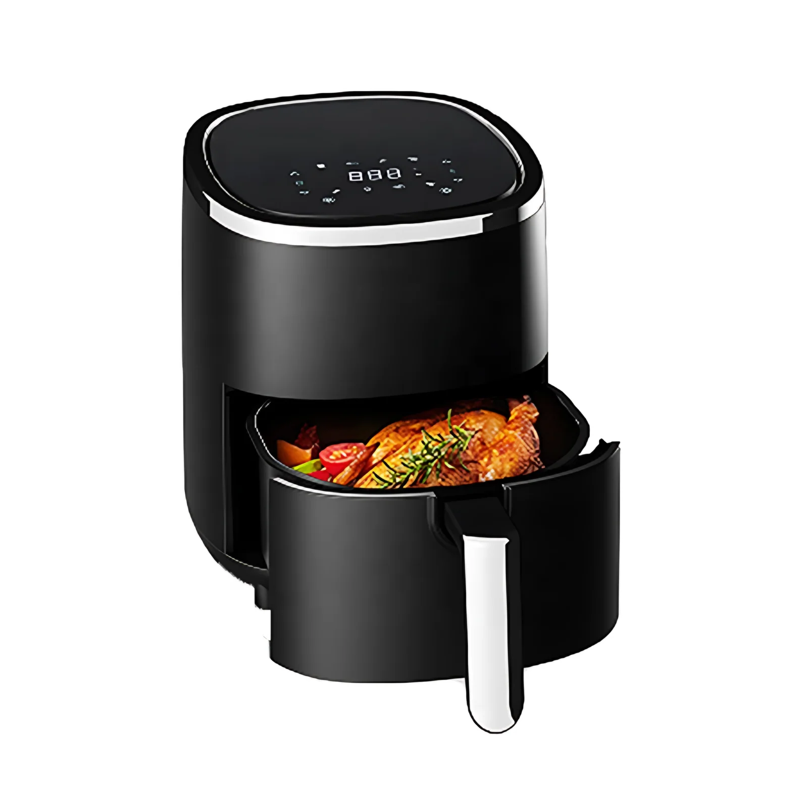 Multifunctional Electric Air Fryer Oven 3.5L Oil Free Digital Control with 8 Default Menus Auto Shut-off Household Use