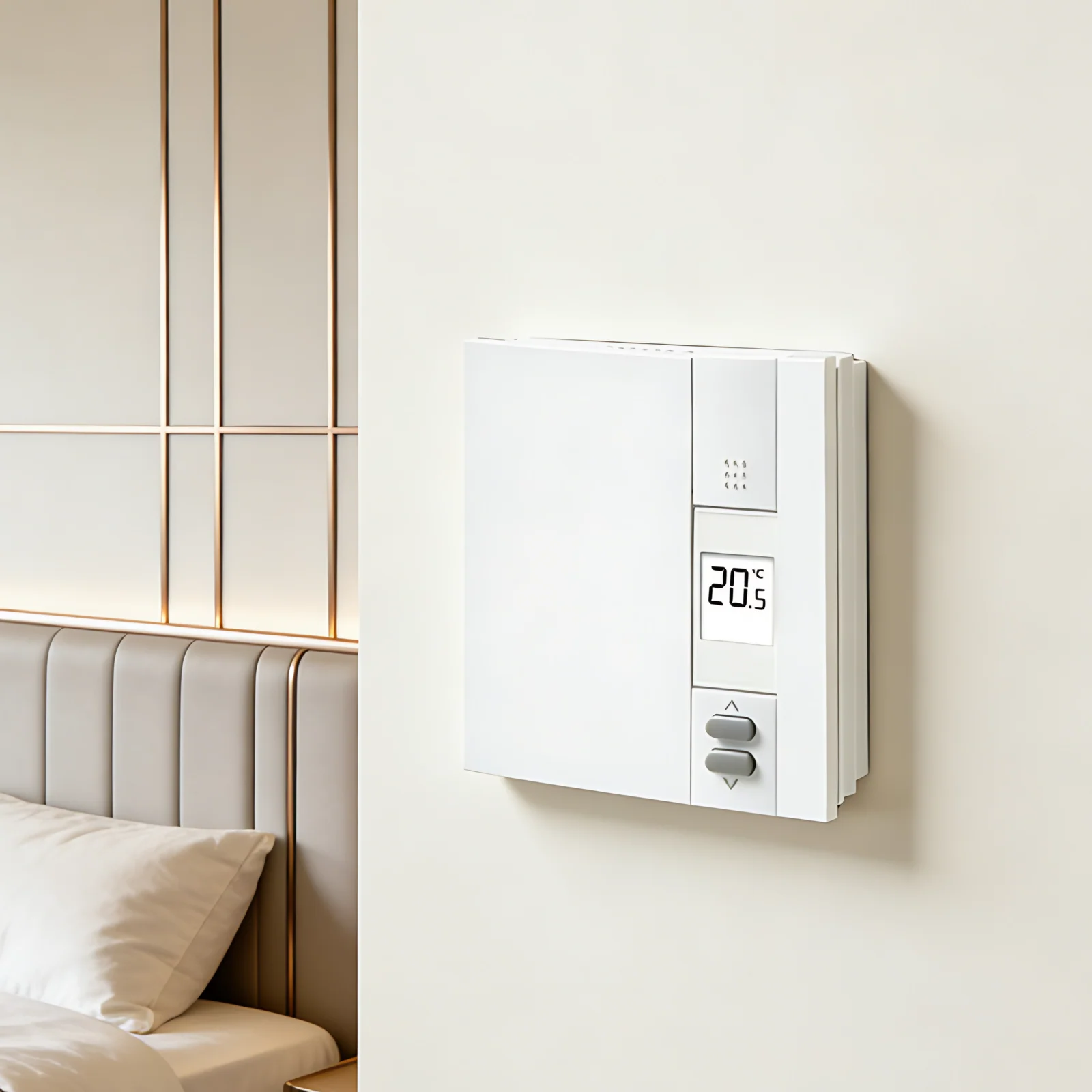 Écran tactile numérique 220v en gros maison intelligente hvac climatiseur central eau thermostat électrique de chauffage au sol