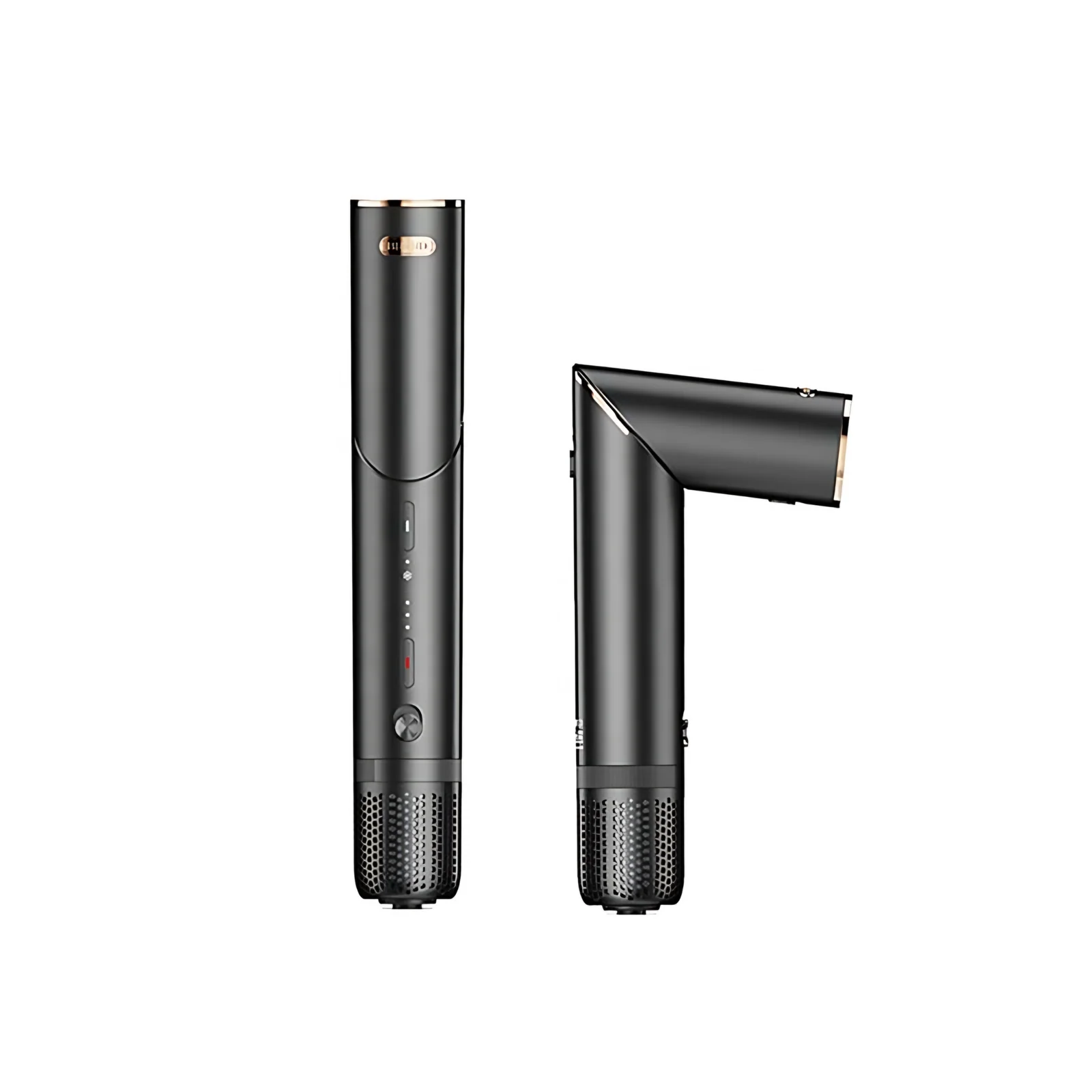 Professional All-In-One Hair Dryer Straightener/Curler High-Speed BLDC Motor Foldable Handle 4 Heat Settings Hot Air Brush