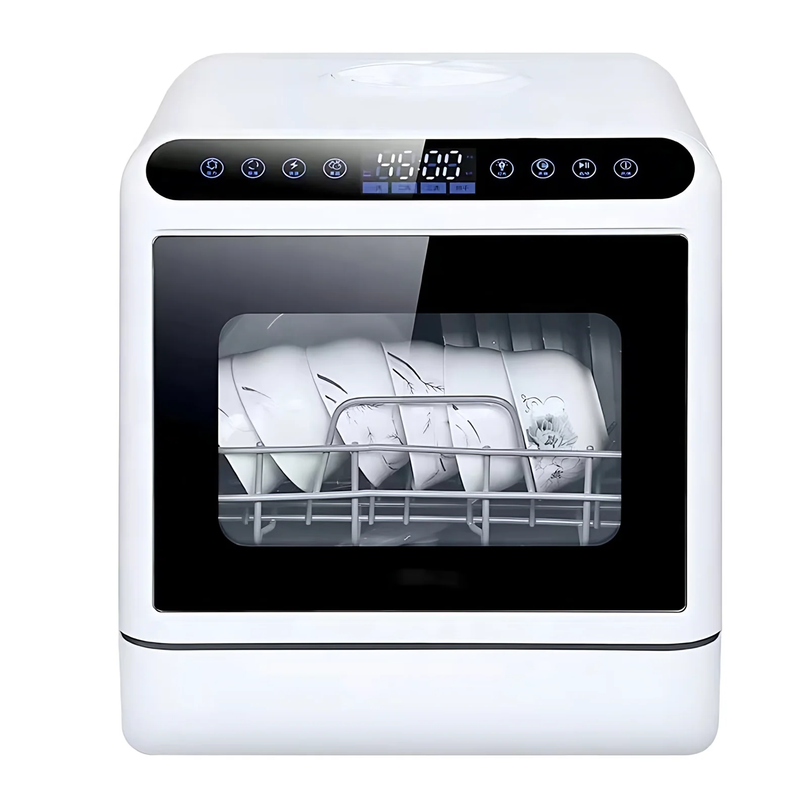 Household Full-automatic Countertop Dishwasher Mini Kitchen Home Smart Dish Washers Portable Dishwasher