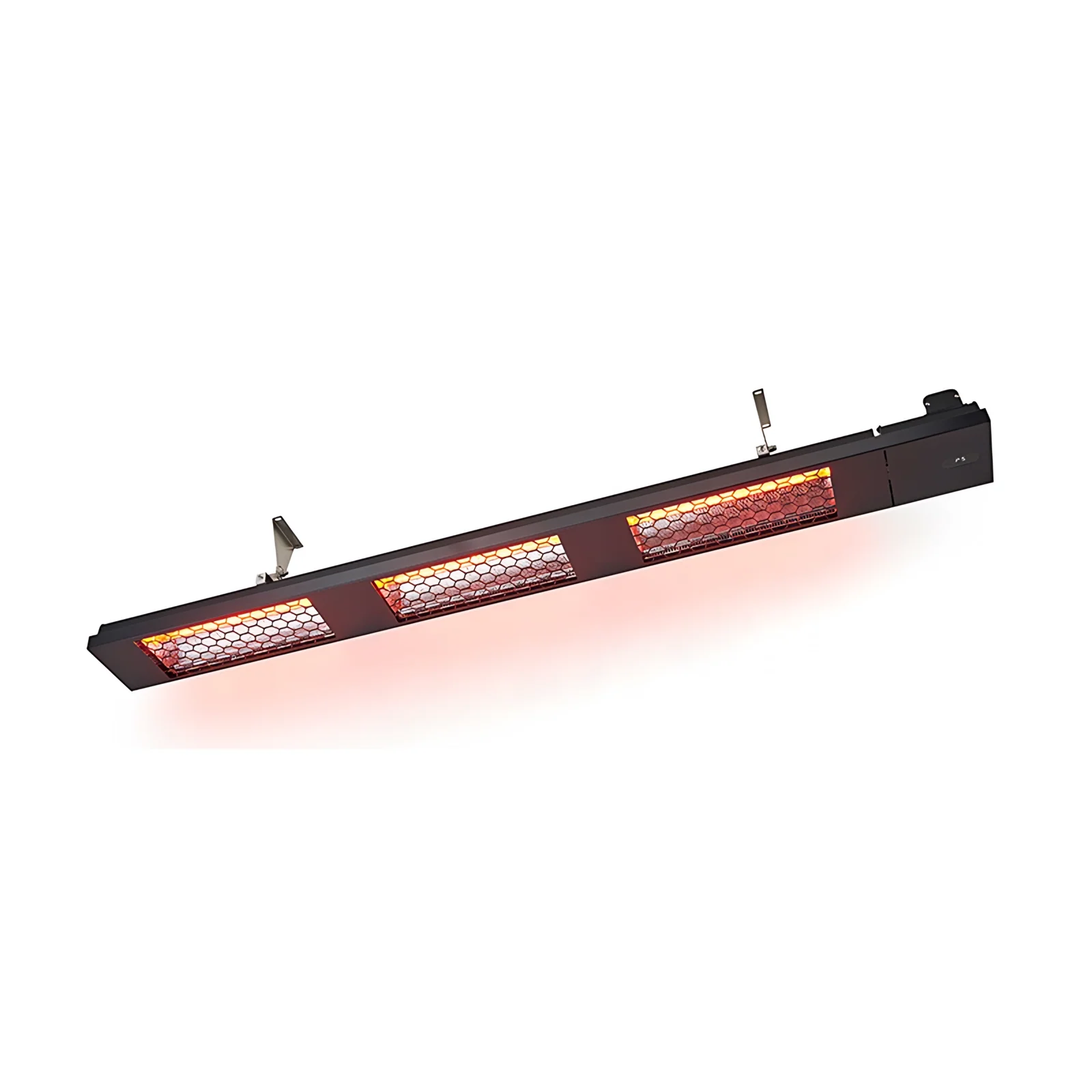 High Quality 6000W Short-wave Infrared Heater Remote Control Fast Heating Wall-Mounted Design 249 ft Coverage Metal