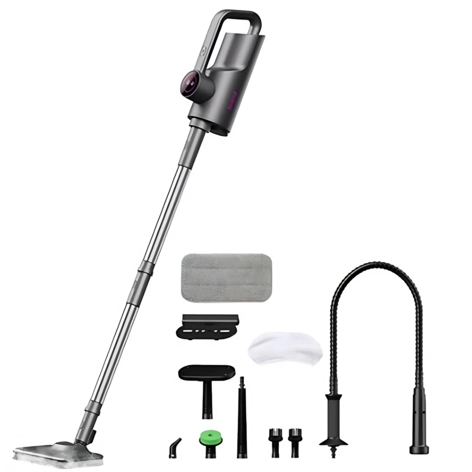 1500W zweistufige All-in-One-Multi-Oberflächen-Dampfwäsche-Reiniger neues Design leistungsstarker elektrischer 400mL-Wasserbehälter 25S-Heizung Festboden