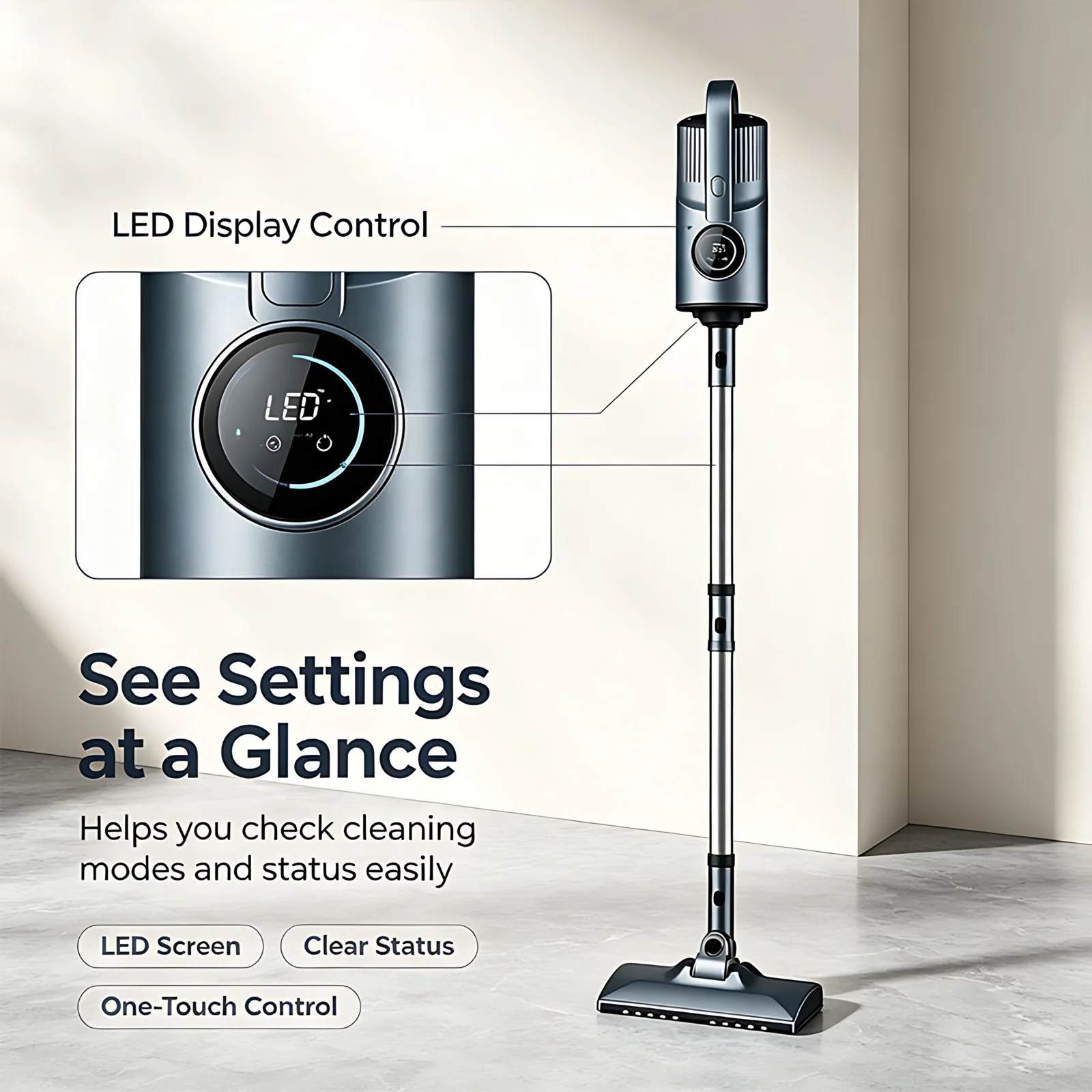 LED 1500W مرحلة منزل متعددة الوظائف تنظيف السجاد الطابق بخار الكهربائي مع شاشات LED