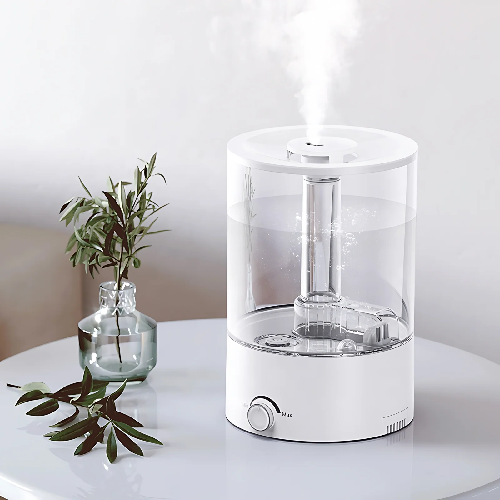 Cool Mist Light Humidifiers for Bedroom 4L Top Fill Ultrasonic Humidifier Home Office
