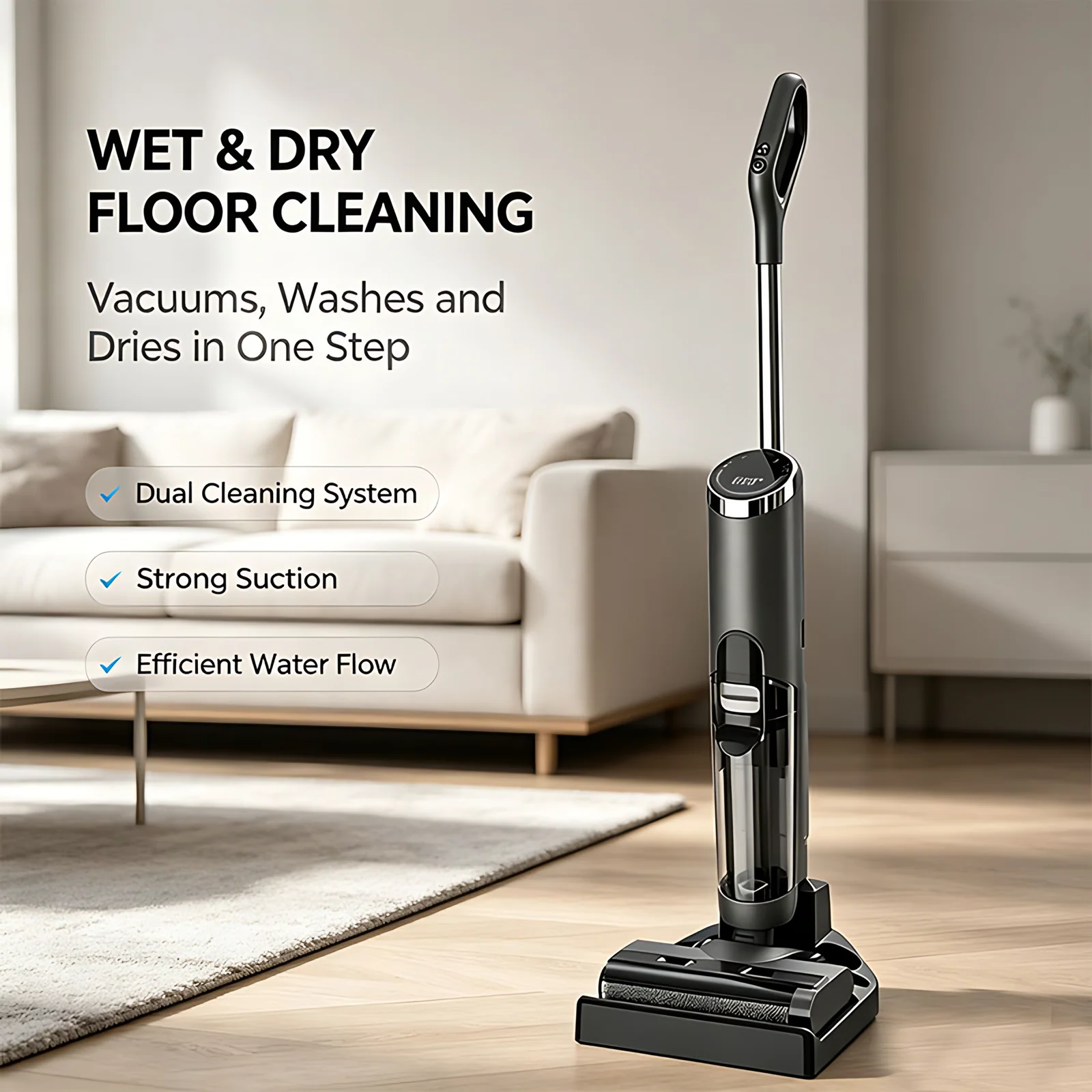 Household Floor Washing Machine Automatic Robot Vacuum Cleaner Smart Floor Cleaning Machine Floor Scrubber