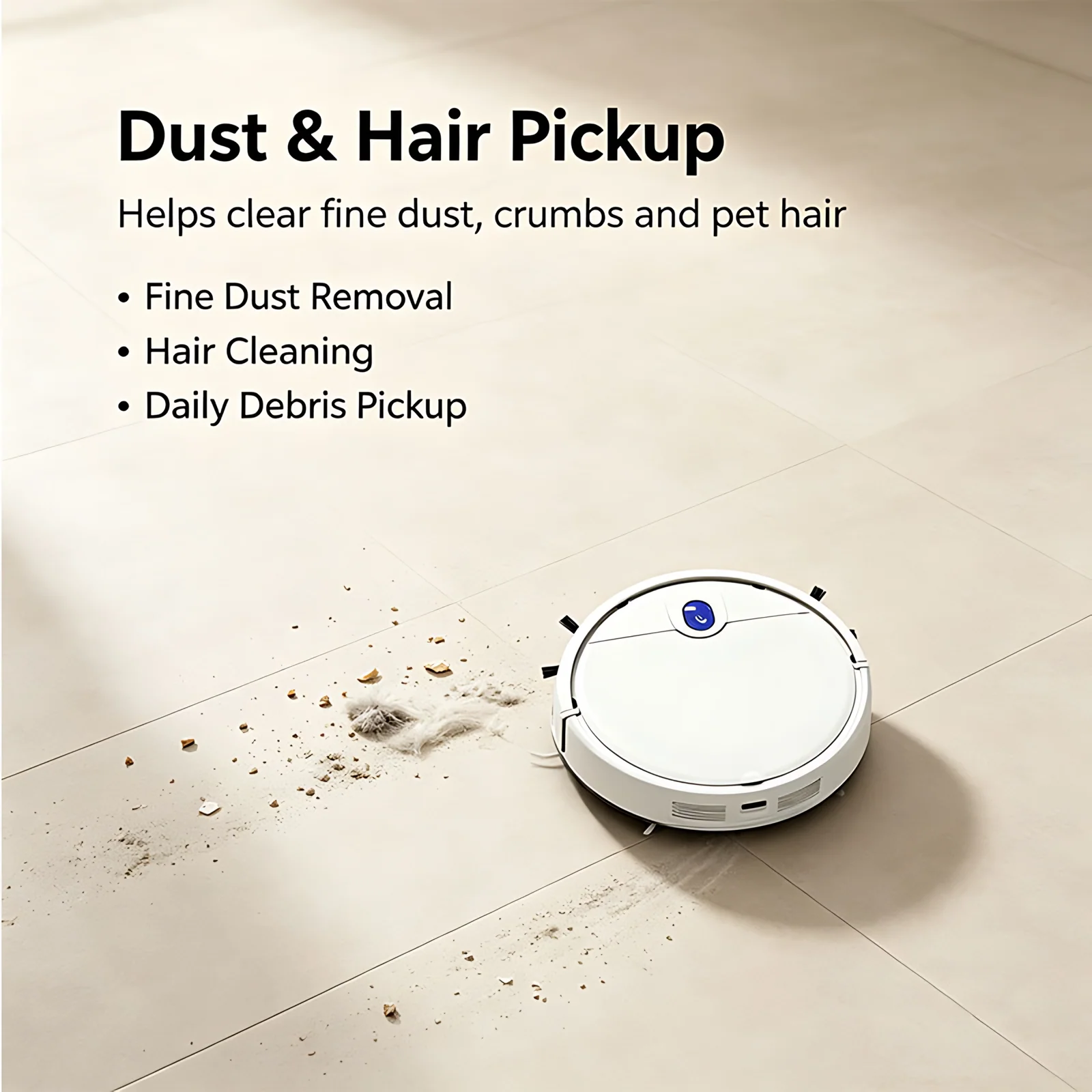 L'aspirateur robotique sans fil automatique nettoyant robot de balayage fonction sèche pinceau lithium-ion batterie à haute aspiration hôtel ménager
