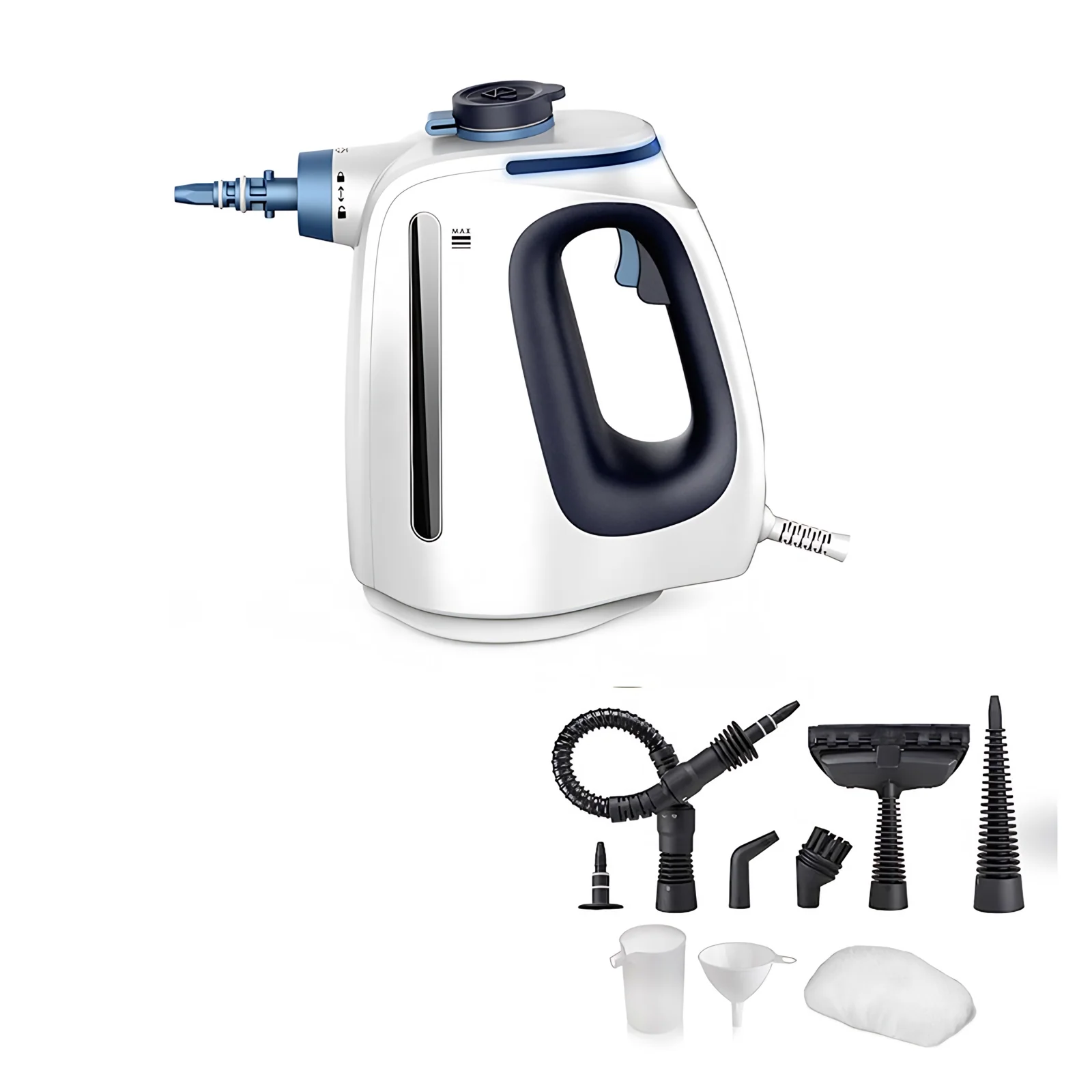 9 1 Electric Multifunction Portable Professional Steam Cleaner Handheld High Pressure 1350W 20s Heating 100ml Household