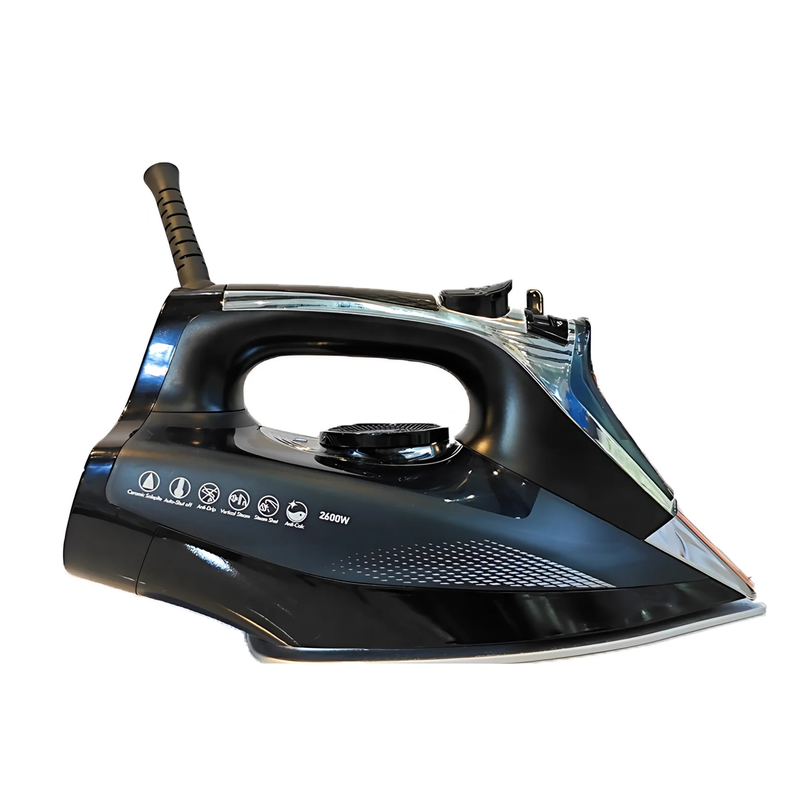High Quality Safe Professional Electric Steam Iron with Nano Ceramic Coating and 2200W Power for Household & Hotel Use