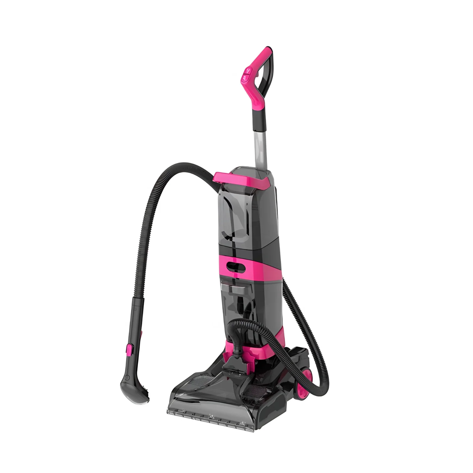 Handheld Wet & Dry Steam Hot/Cold Water Vacuum Cleaner 18Kpa Suction 3.8L Clean/2.4L Dirty Tanks for Household Floor Cleaning