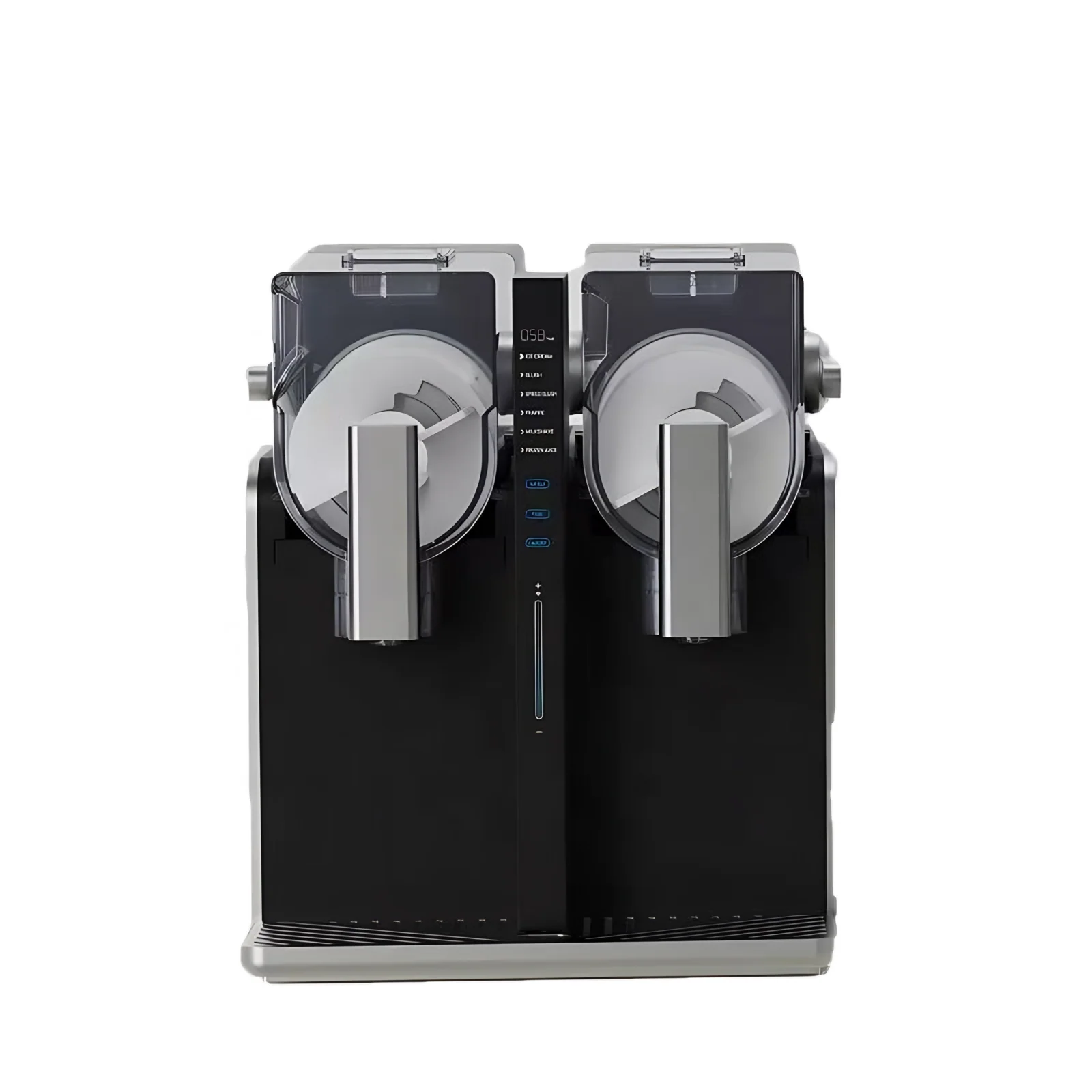 Automatische kommerzielle Elektro-Slush-Maschine Doppel-Schüssel-Frosdrinkmaschine mit Doppelschüssel-Eis-Funktion