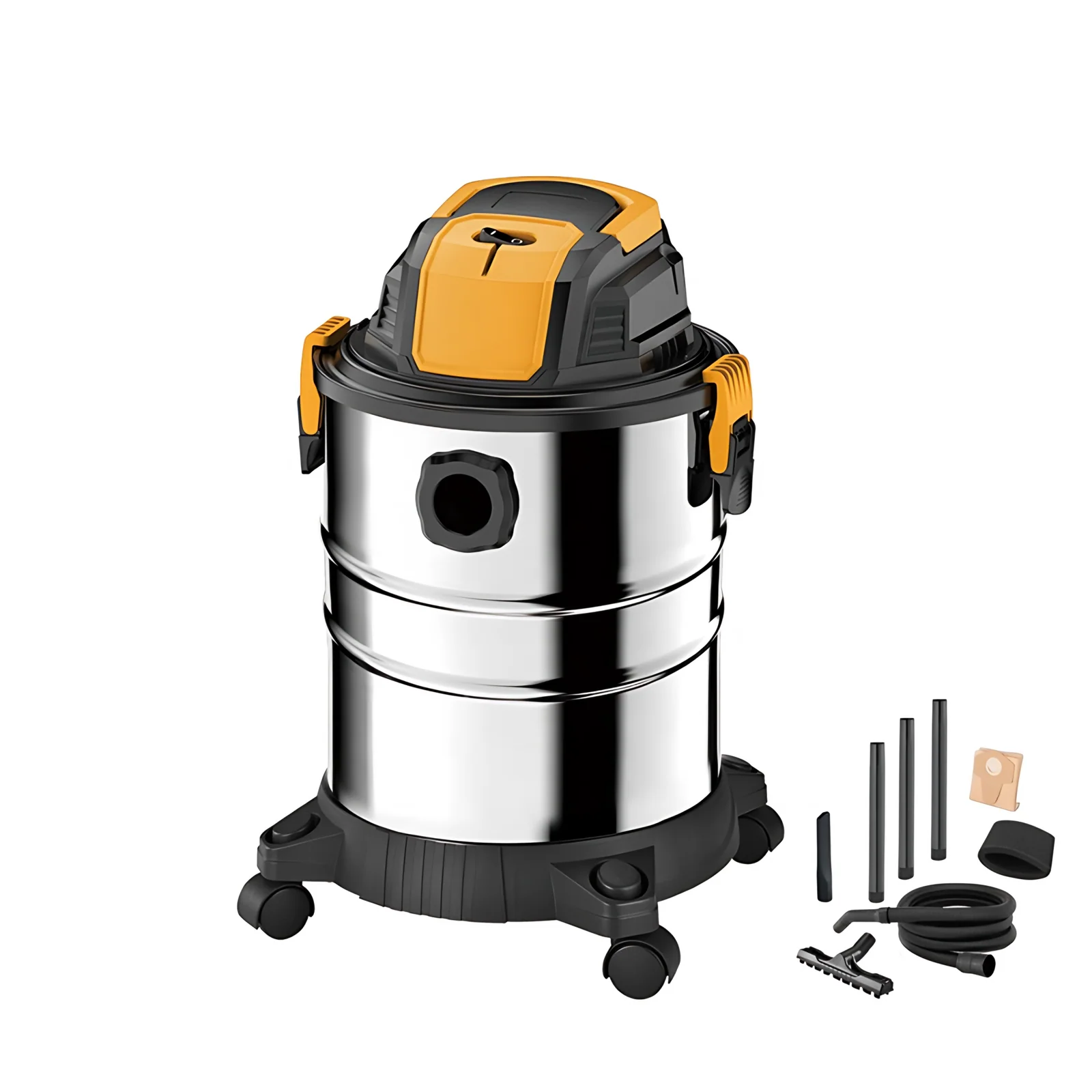 30L aspirateur à vide humide et sec électrique avec fonction souffleur roues universelles faciles à déplacer pour usage domestique épilation pour animaux de compagnie