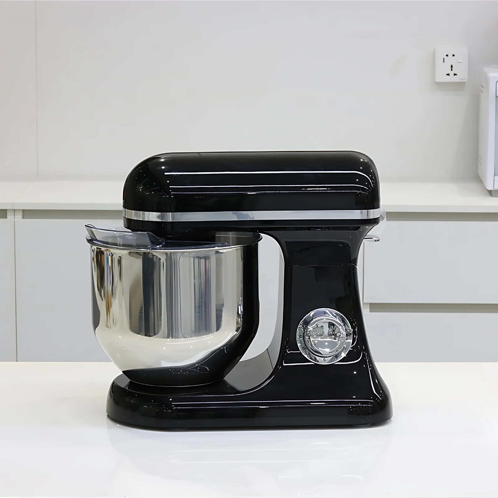 Electric Bakery Food 6L Stainless Steel Type 304 Mixing Bowl Dough Stand Blender 12 Speed Rotary Control 2000W