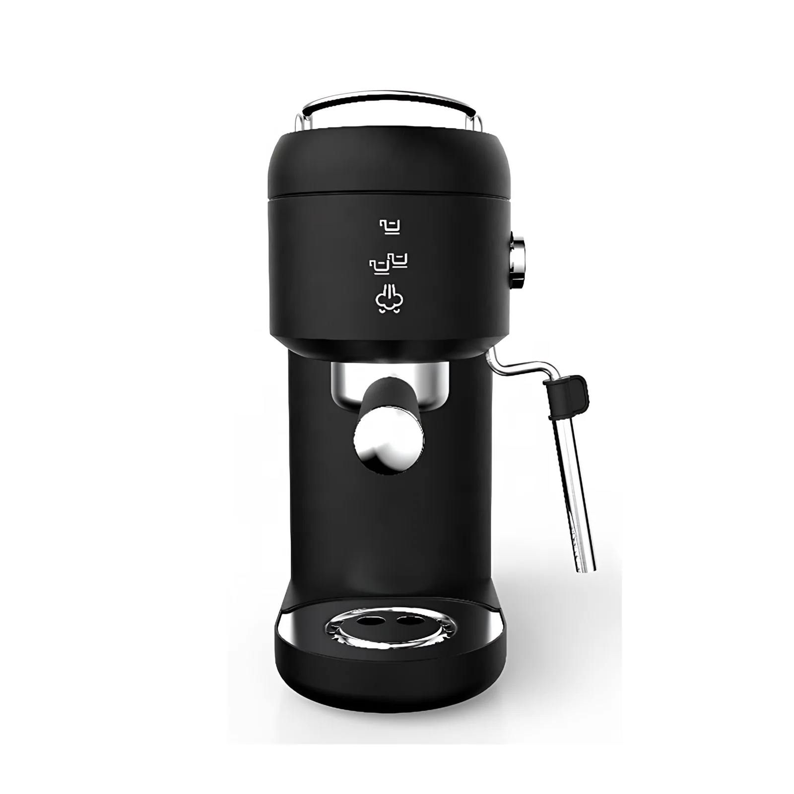 Für den Haushalt aus Kunststoff mit 20 Bar Druckpumpe Manuelle Kapsel Elektrische Espresso-Kaffeemaschine mit Milchsputter