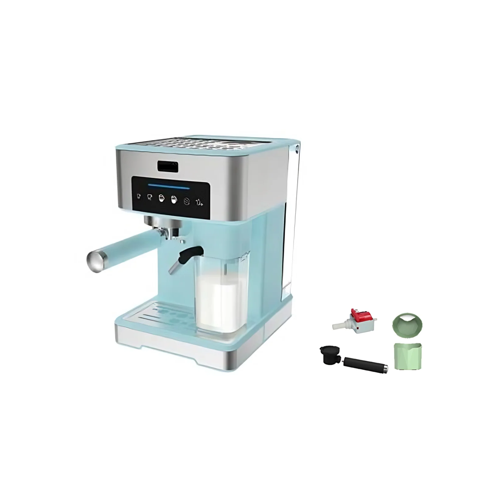 OEM kommerzielle 20 Bar-Pumpe italienische Designhandbuch verstellbare Espresso-Trey-Maschine