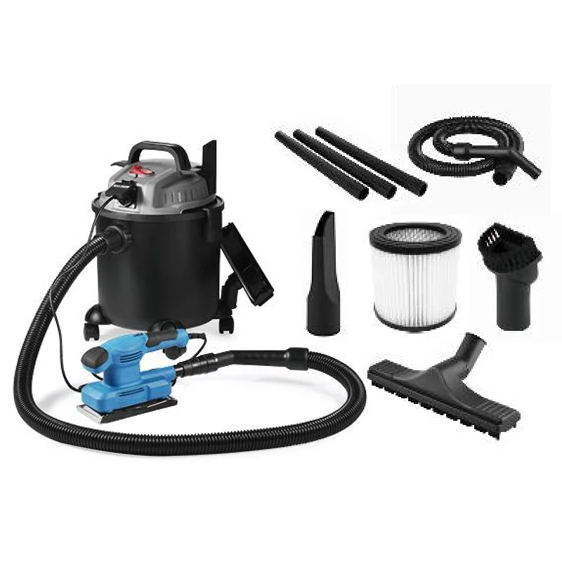 1200W Electric Wet Dry Cyclone Vacuum Cleaner 20L Plastic Tank Household Cleaning Handheld Water Filter Bag Car Hotel