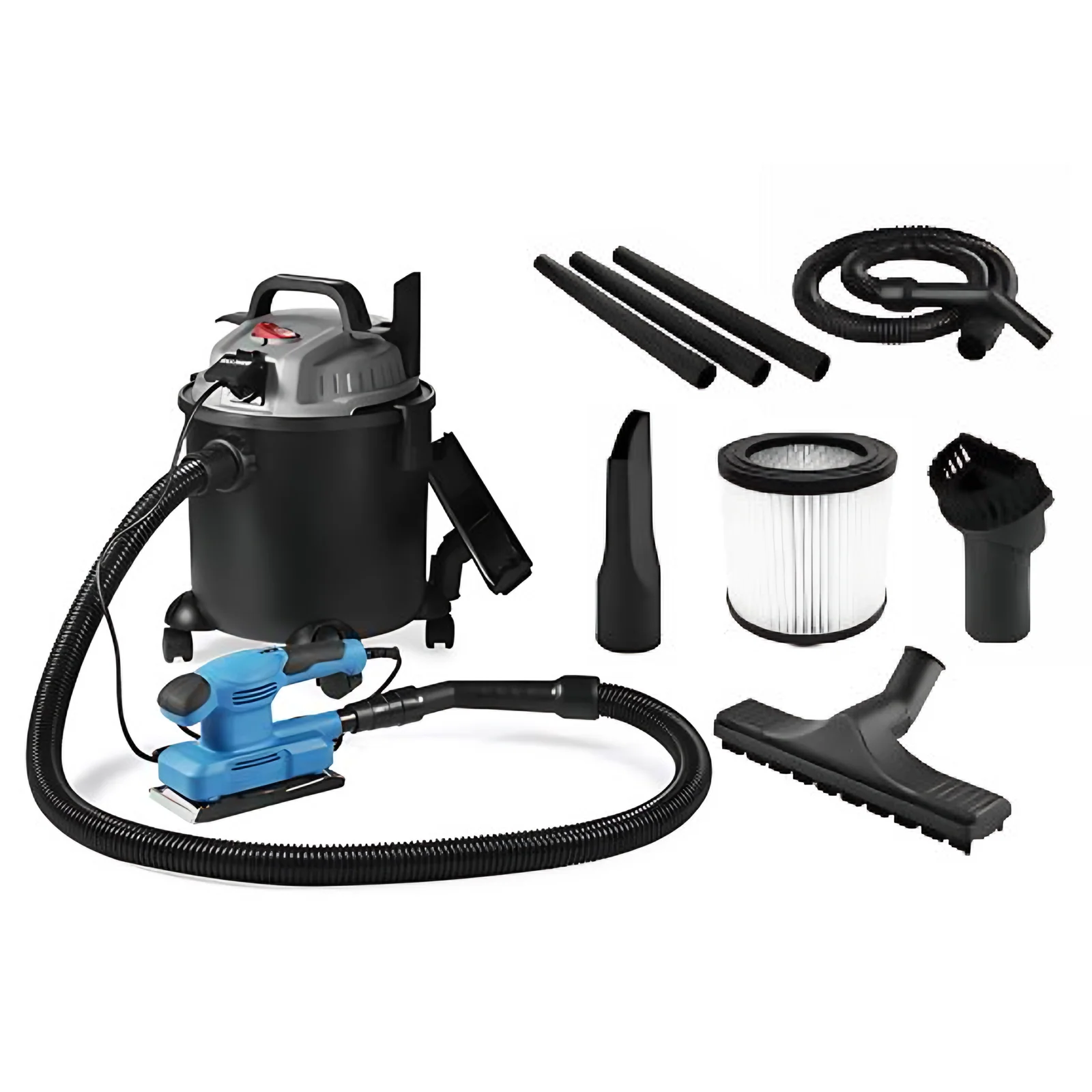 20L Plastic tank Industrial Wet Dry Vacuum Cleaner Big Power Vacuum Cleaner Strong Suction Power Wet Dry Vacuu