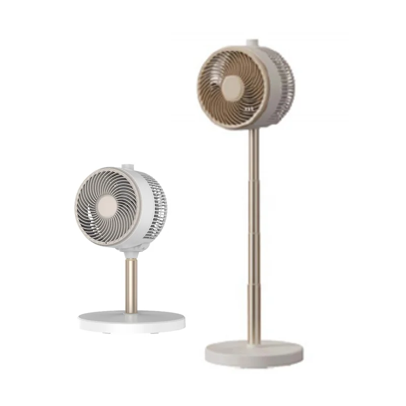 Modern Electric Pedestal Fan 3D Airflow Height Adjustment 3 Speed Wide-Angle Oscillation for Hotel Bedrooms Workspaces