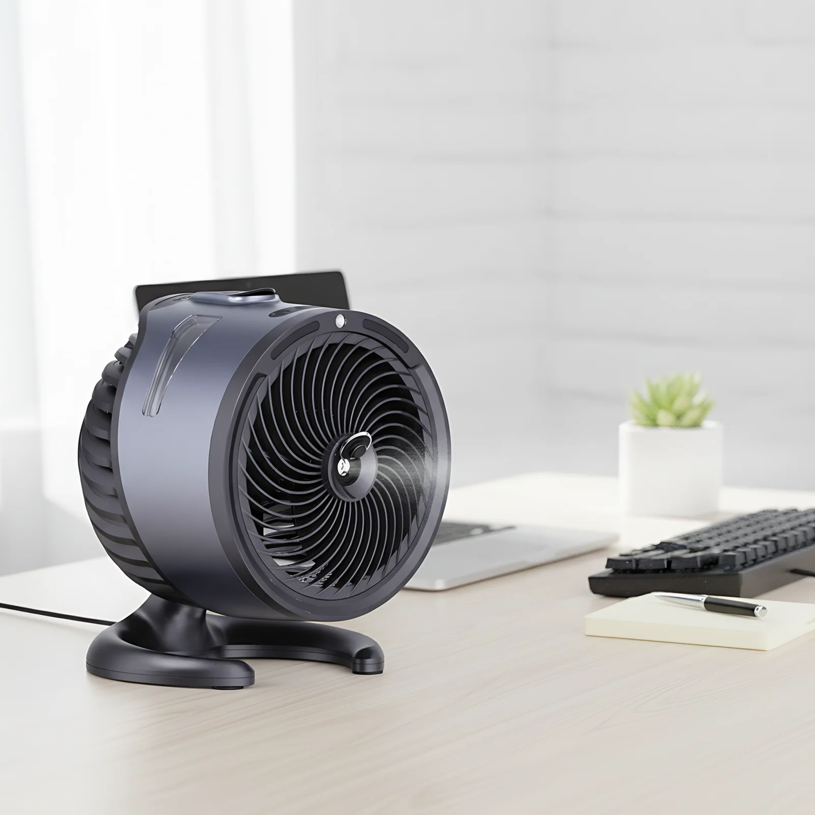 Hot Selling Design Rechargeable Air Cooling Desktop Water Mist Humidification Spray Fan for Home Office