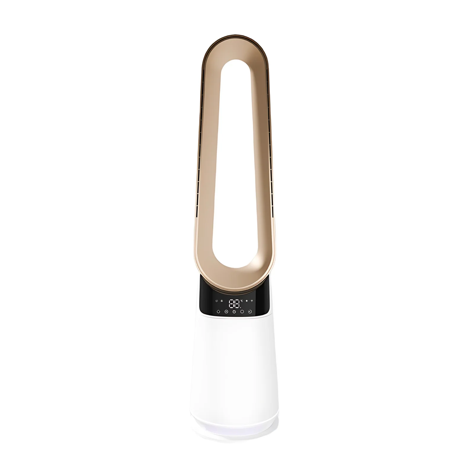 Smart 2-in-1 Electric Air Purifier & Bladeless Fan with HEPA Filter Low-Noise for Household & Hotel Use App-Controlled
