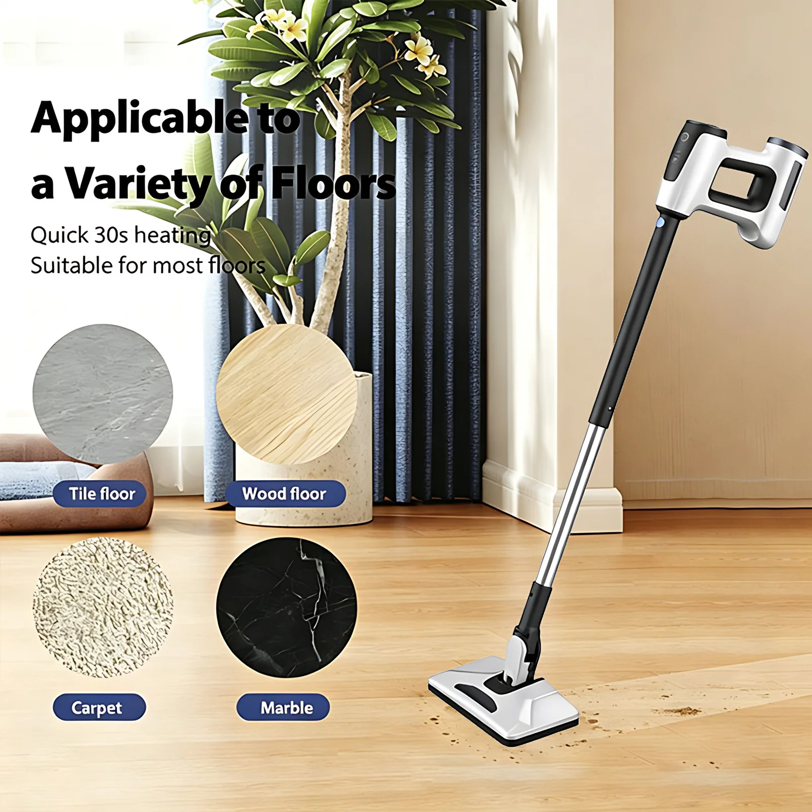 High Quality Hand Handheld Vacuum Cleaner Steam Mop Commercial Wet and Dry Electric Upright Handheld Vacuums