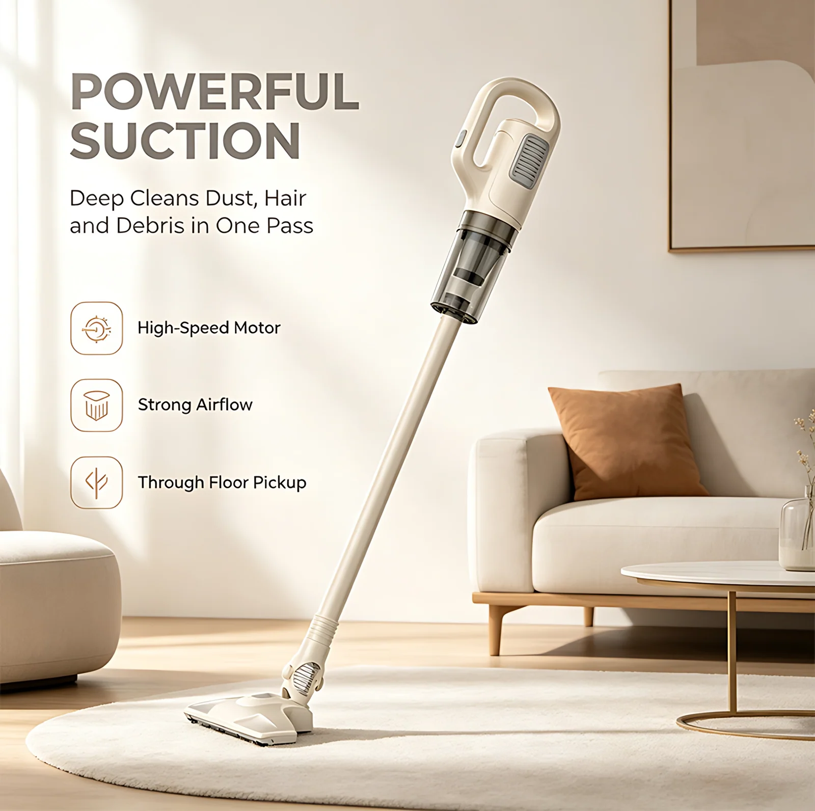400W OEM Handheld Upright Handy Stick Vacuum Cleaners for Home Hotel Car Use