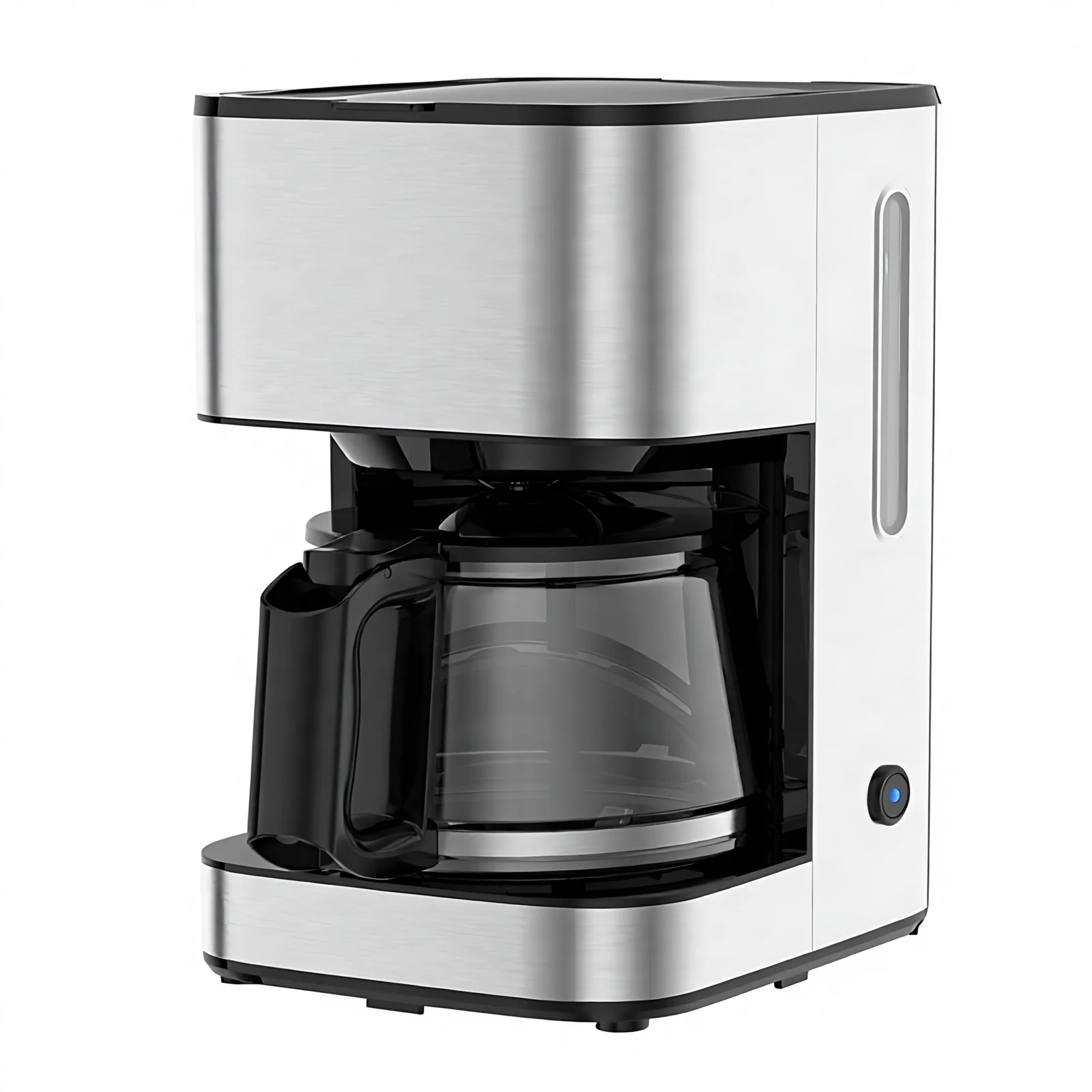 Drip Coffee Maker 900W 1.5L Digital Display Timer Glass Carafe Keep Warm for Office Home
