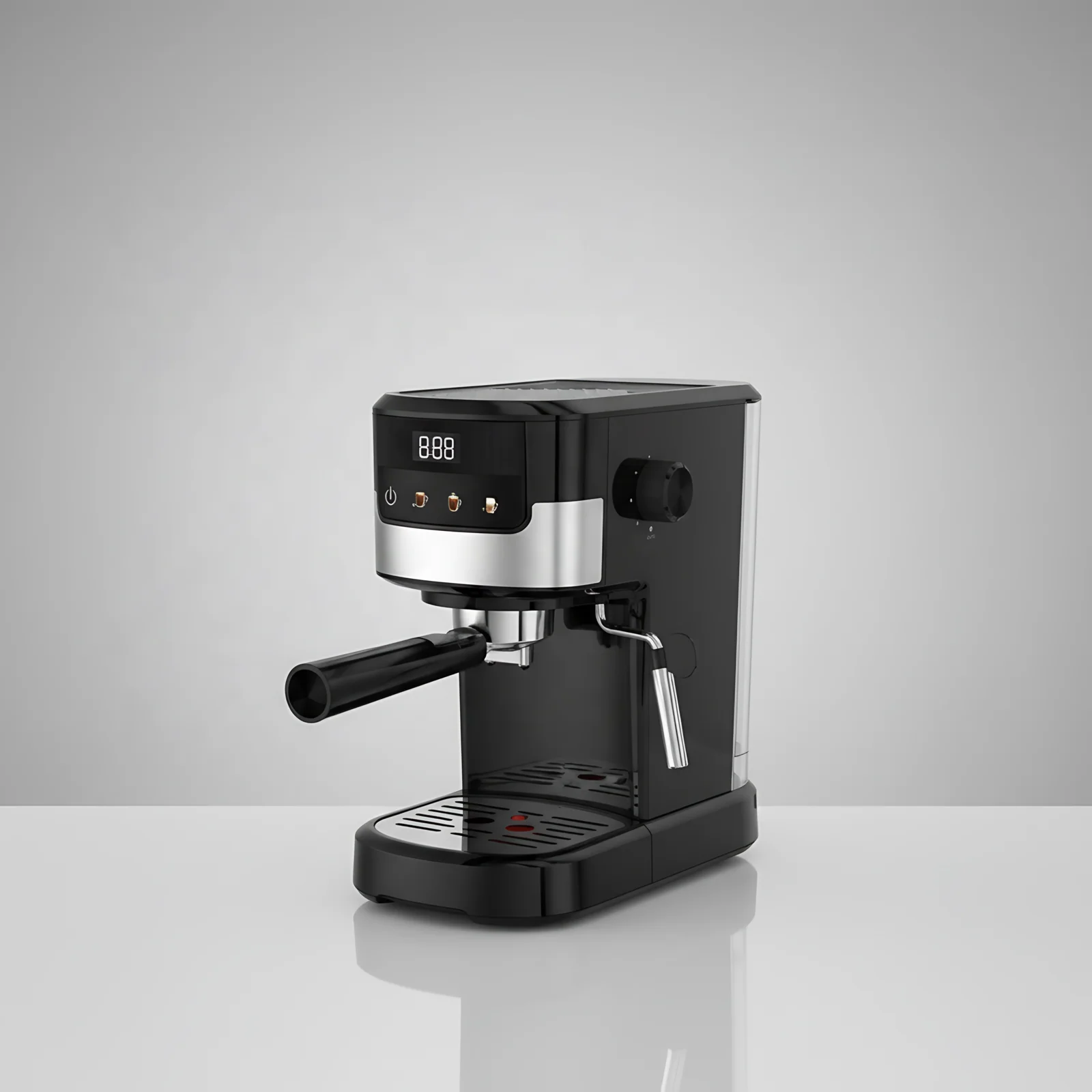 Home Fully Automatic Integrated American Drip Coffee Machine With High Pressure Frothing Cups Dual-stainless Steel Filter