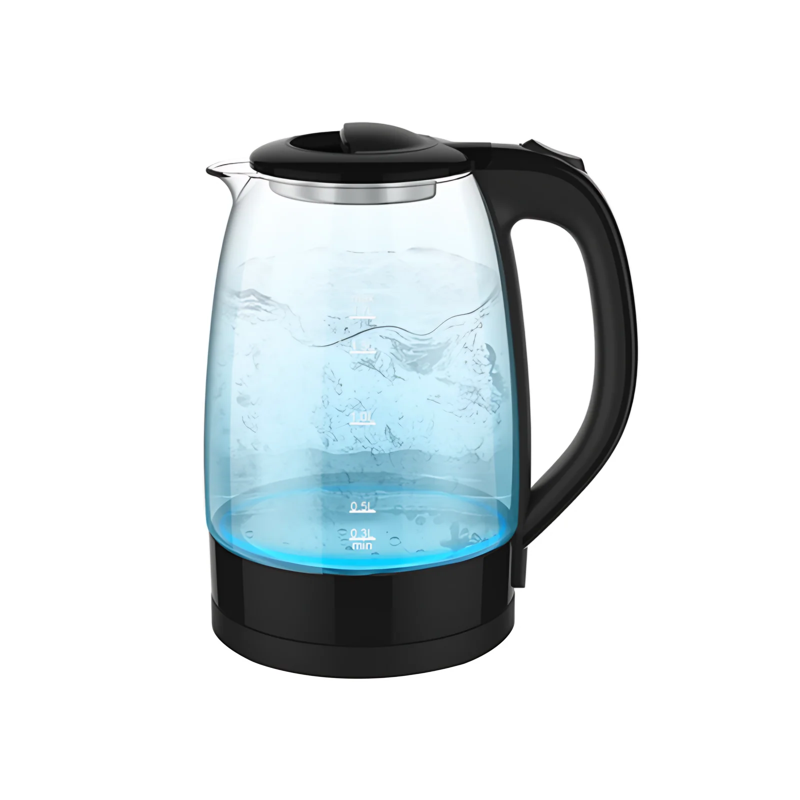 Best-Selling High-Quality 2200W Glass Electric Kettle Heater Portable for Home Use