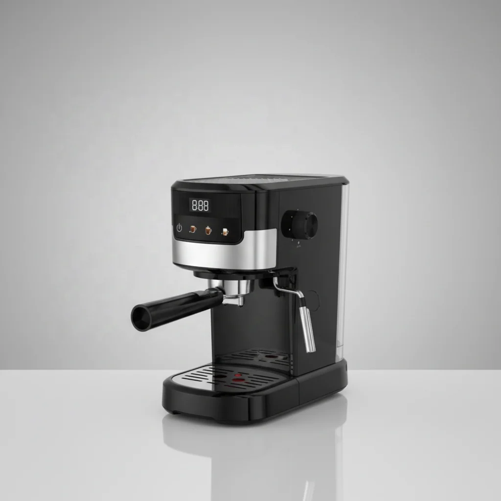 Drip Coffee Maker Electric 15 bar Powerful Pressure Pump Machine With High Pressure Frothing Cups Dual-stainless Steel Filter