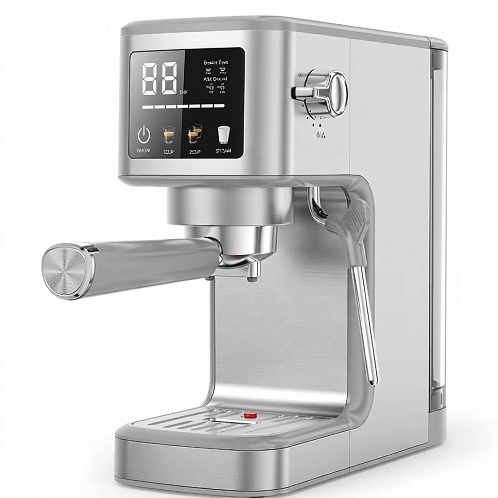Modern Integrated Electric Drip Coffee Maker Automatic Programmable 15 bar Pressure Pump Machine With High Pressure Frothing