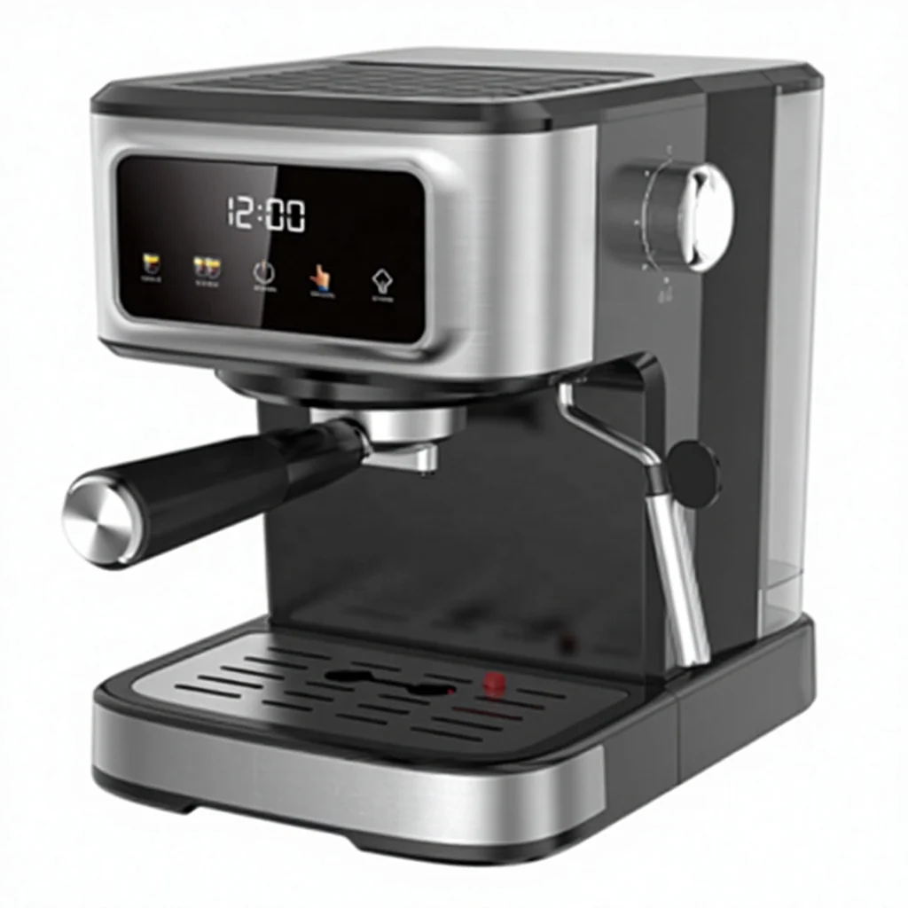Drip Coffee Maker 15 bar Pressure Pump Machine With High Pressure Frothing Cups Dual-stainless Steel Filter