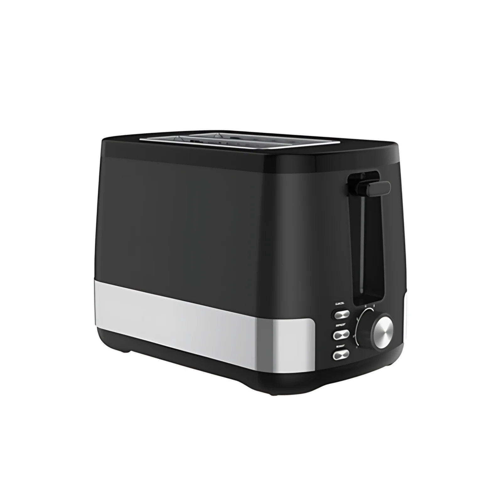New Automatic Electric 2-Slice Smart Toaster Bread Machine 7-Setting Browning Control Reheat Function for Hotel Household Use