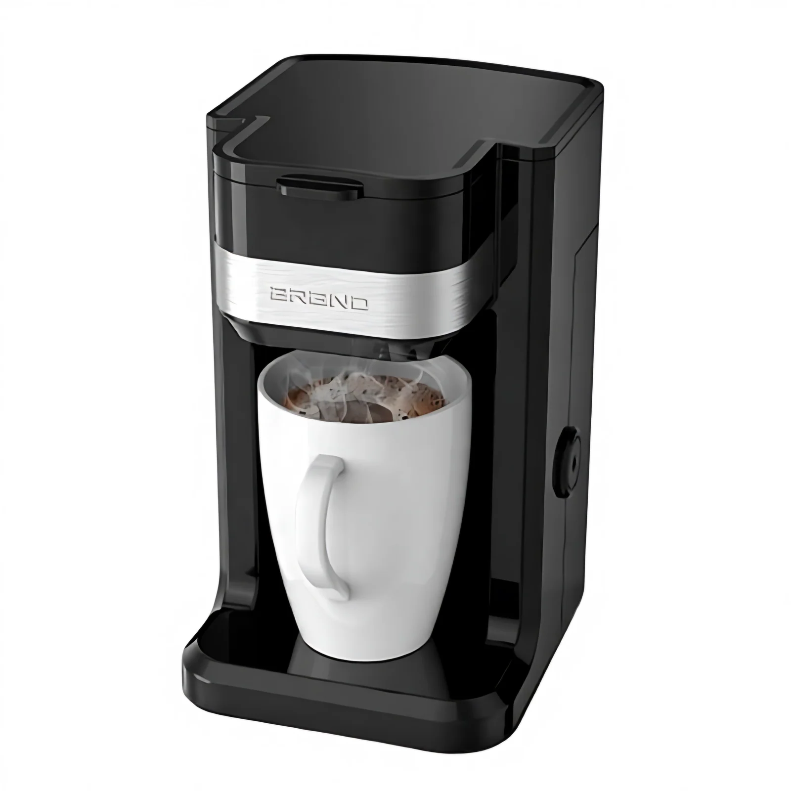 Modern Integrated Electric Drip Coffee Maker Automatic One-button Control Automatic Power off Plastic Household Use