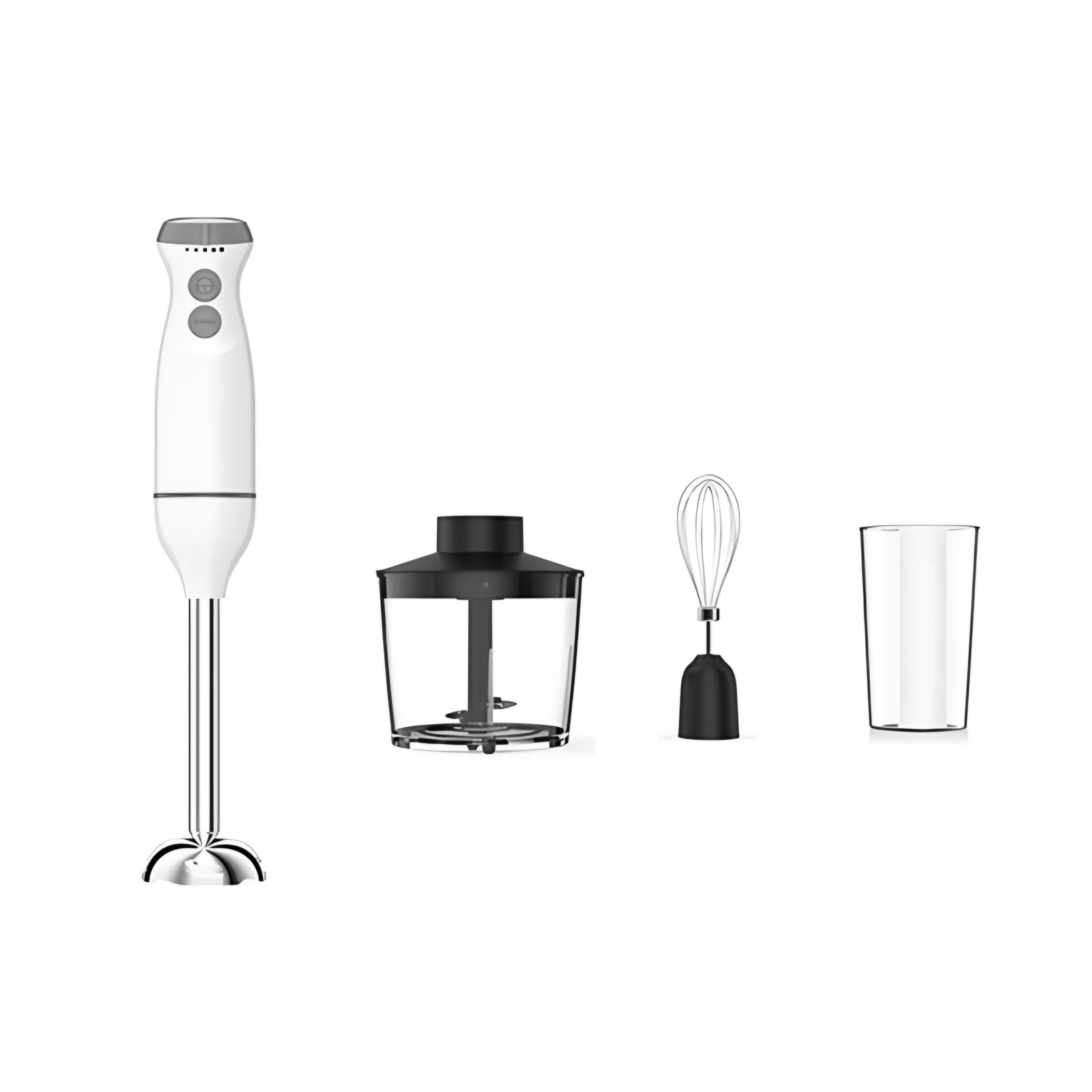 Stick Blender Hand Blender Set Stainless Steel High Speed Hand Blender Portable Chopper
