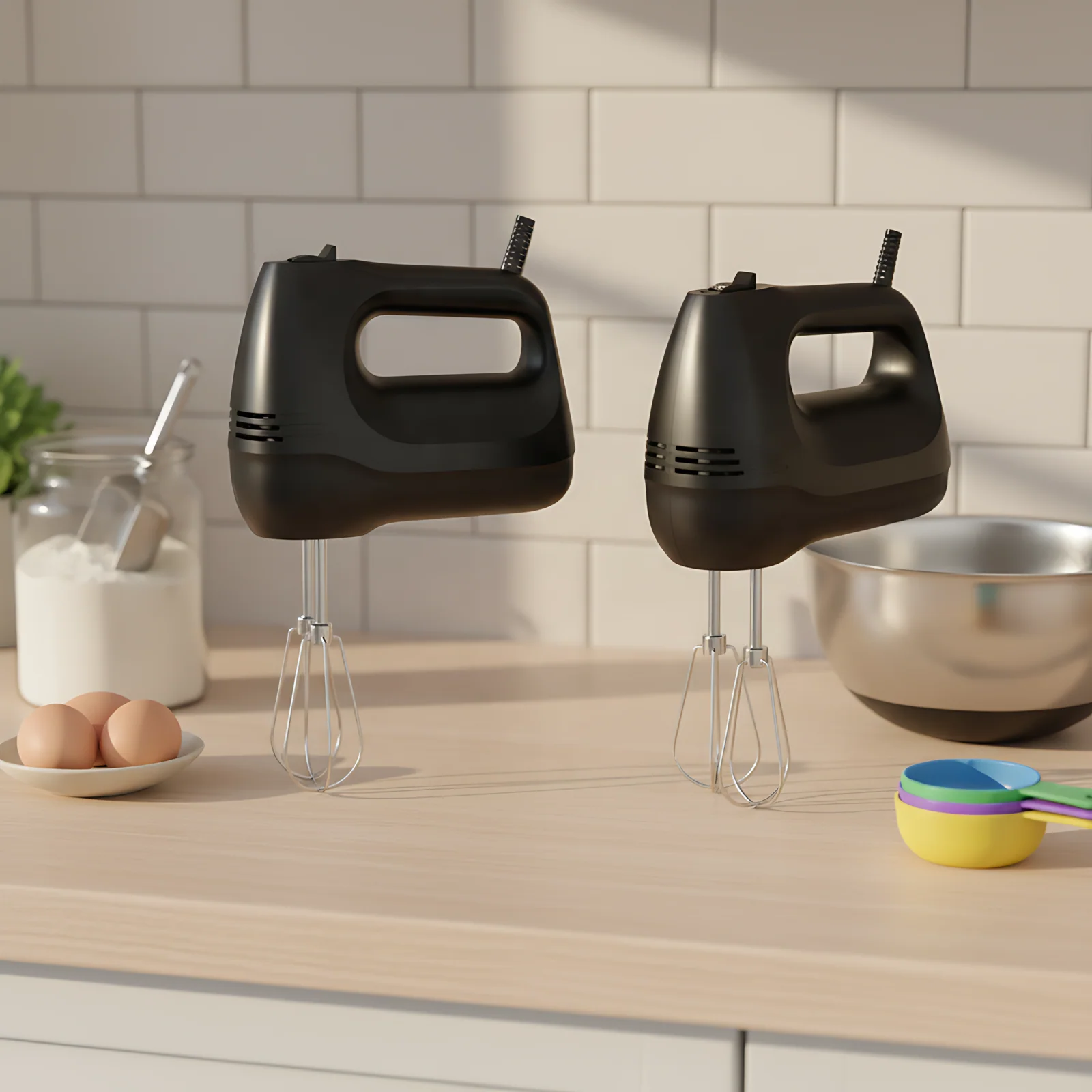 Portable Egg Beater 5 Speed Electric Hand Mixer With 2 Whisks Mixer Hand Blender Hand Mixer Manual