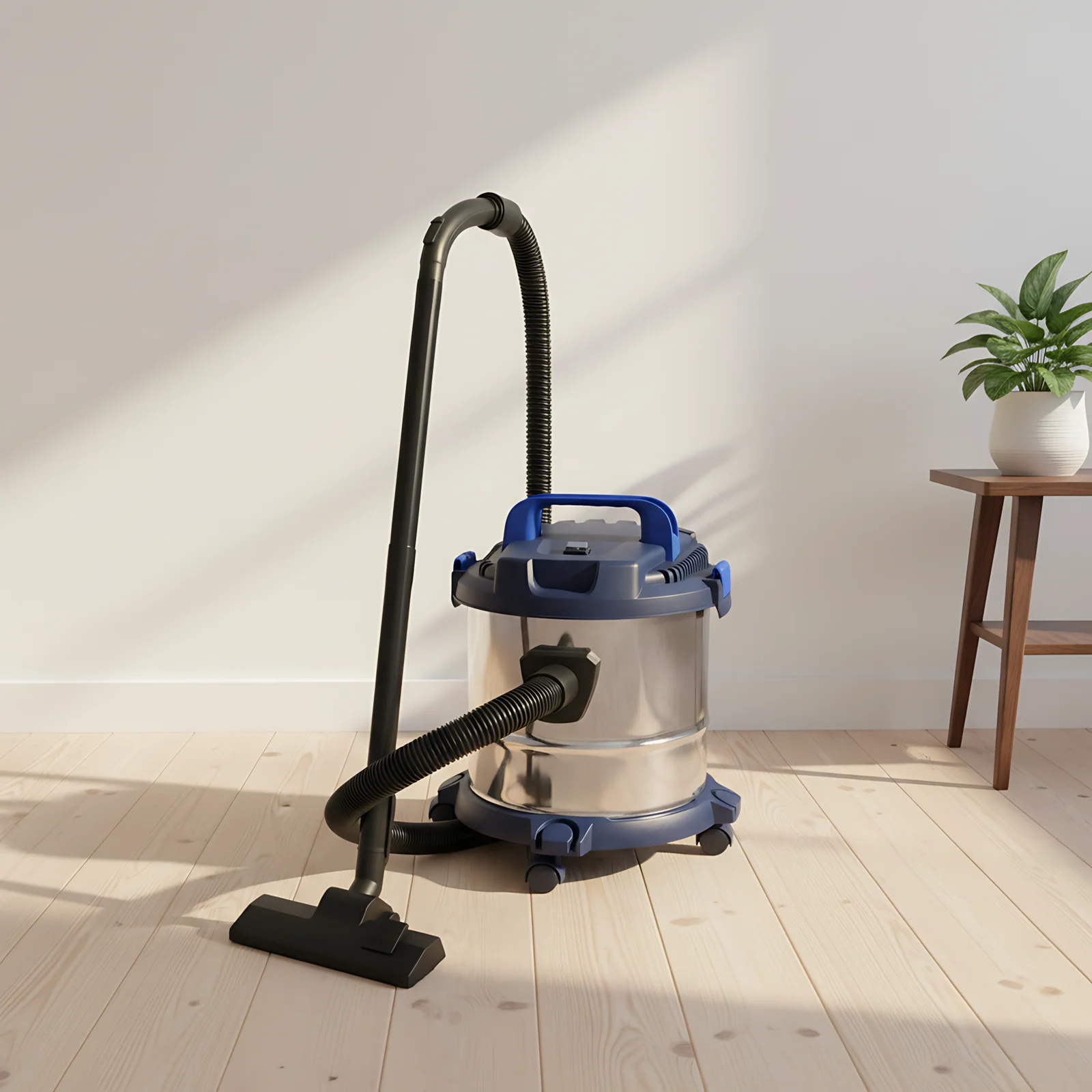 1200W Industry With External Power Outlet Powerful Vacuum Cleaner Industrial Vacuum Cleaner for Factory Dust Extraction